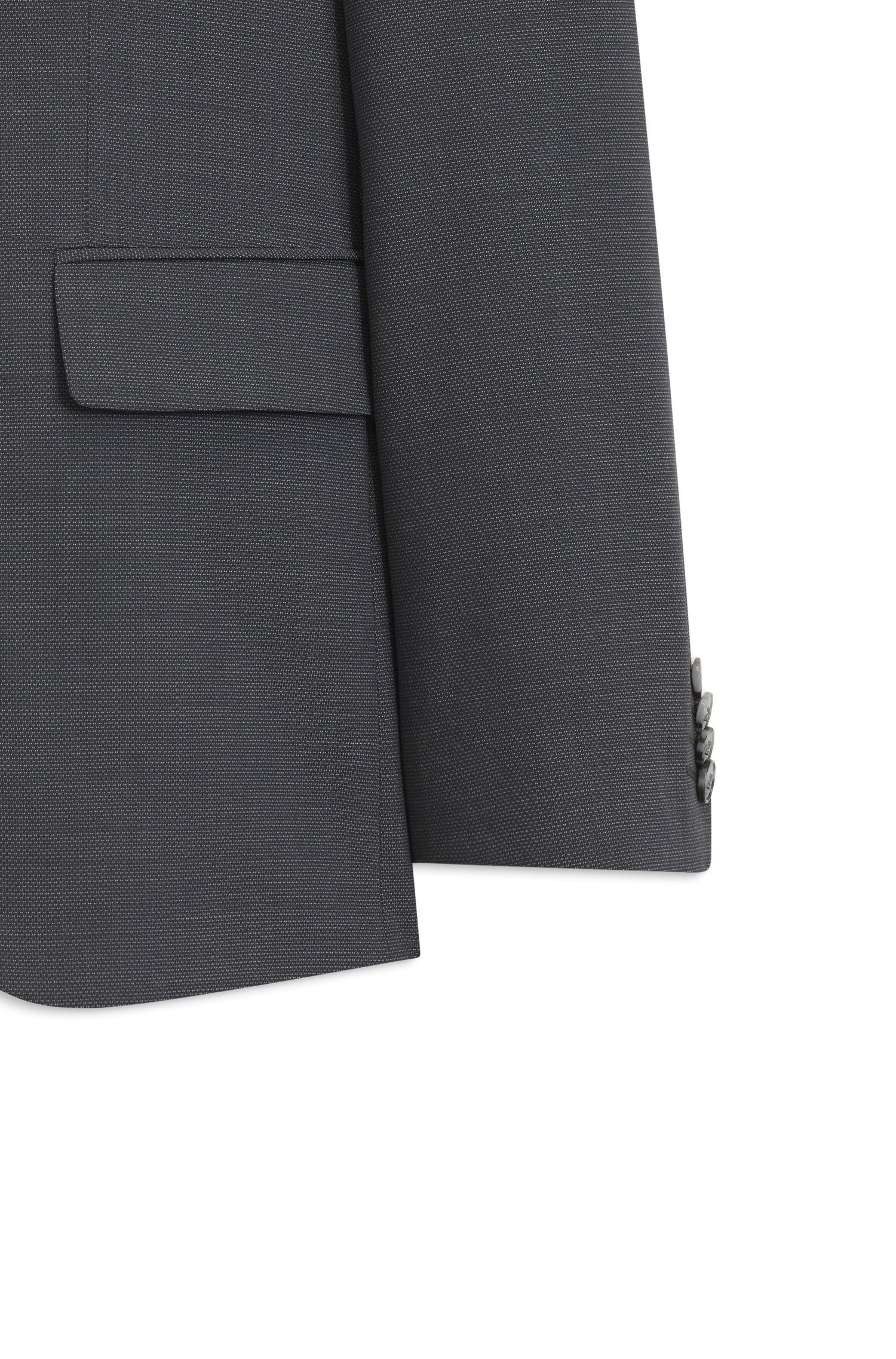 HUGO - Bộ suit hai mảnh HUGO bằng twill co giãn slim fit