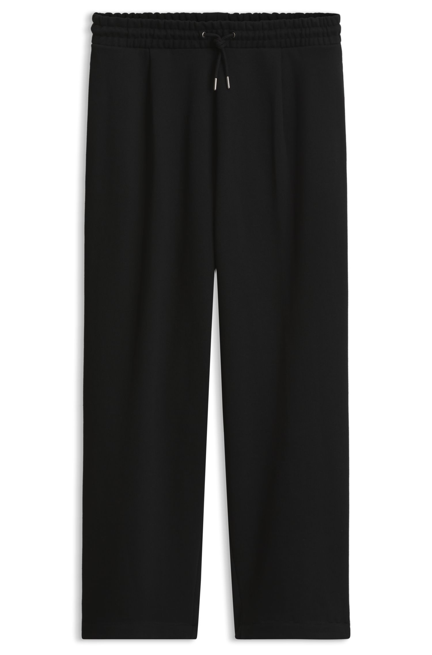 Quần thể thao relaxed fit vải cotton terry