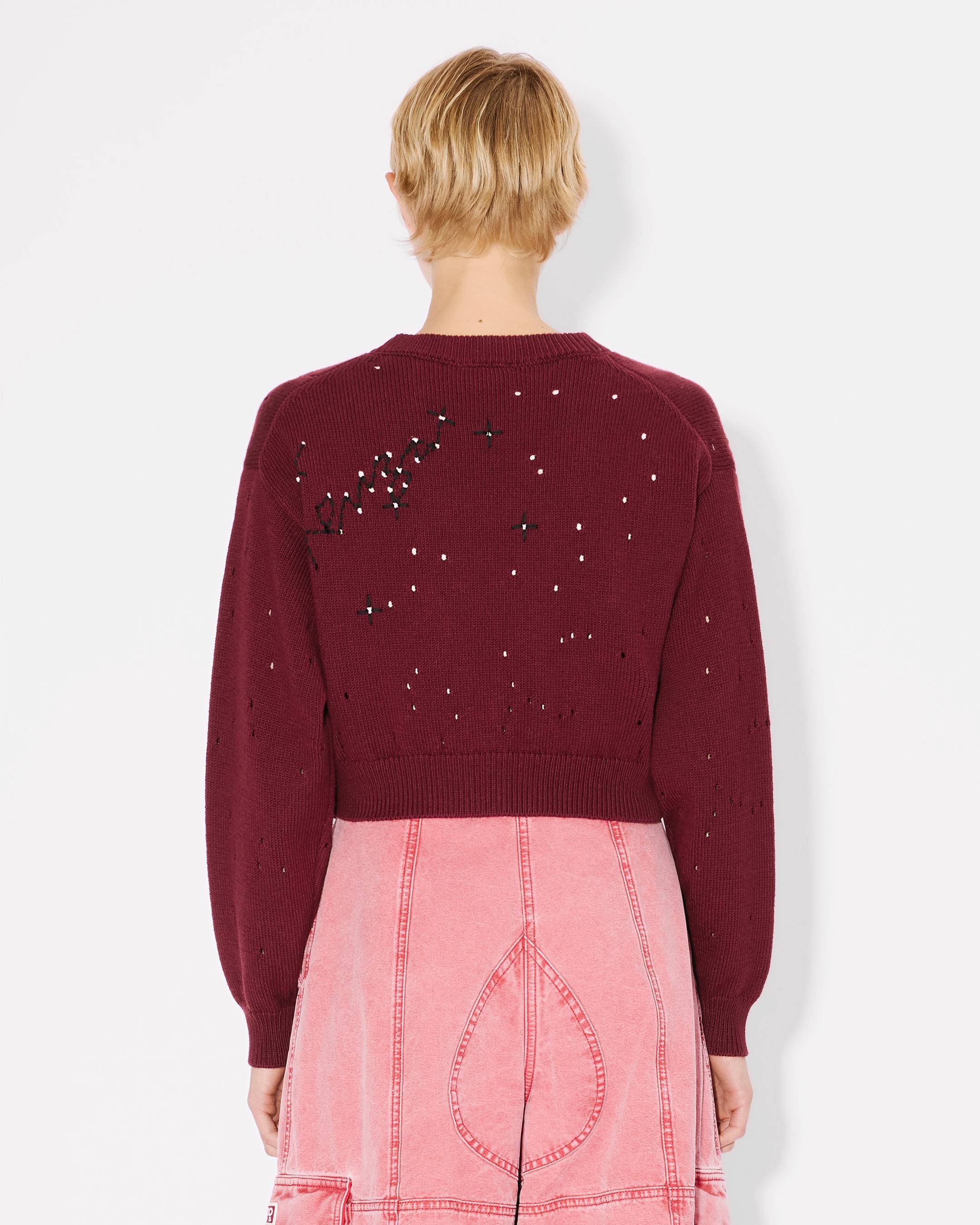 Kenzo - Áo cardigan dáng crop thêu KENZO Constellation