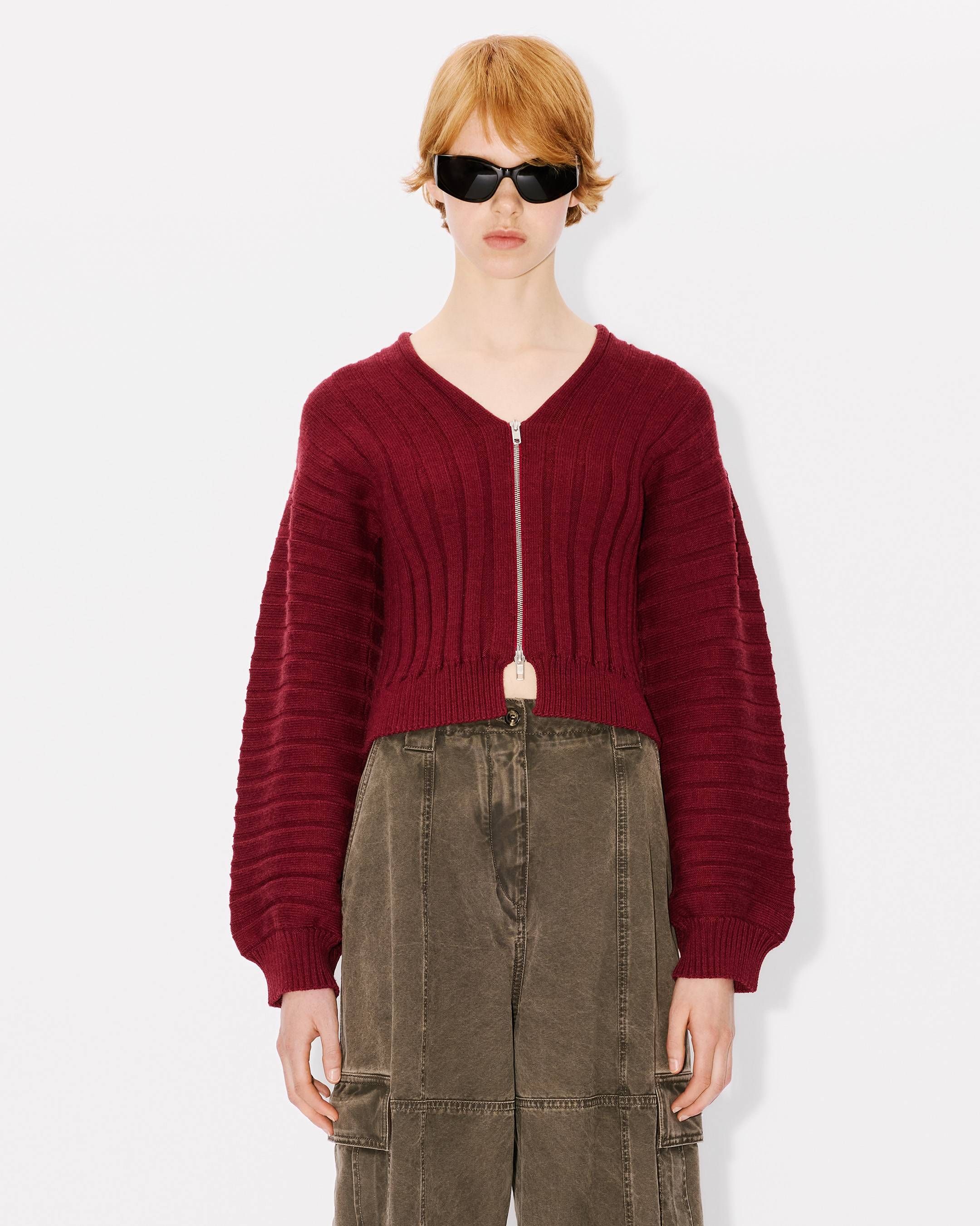 Kenzo - Áo cardigan thêu KENZO Weave