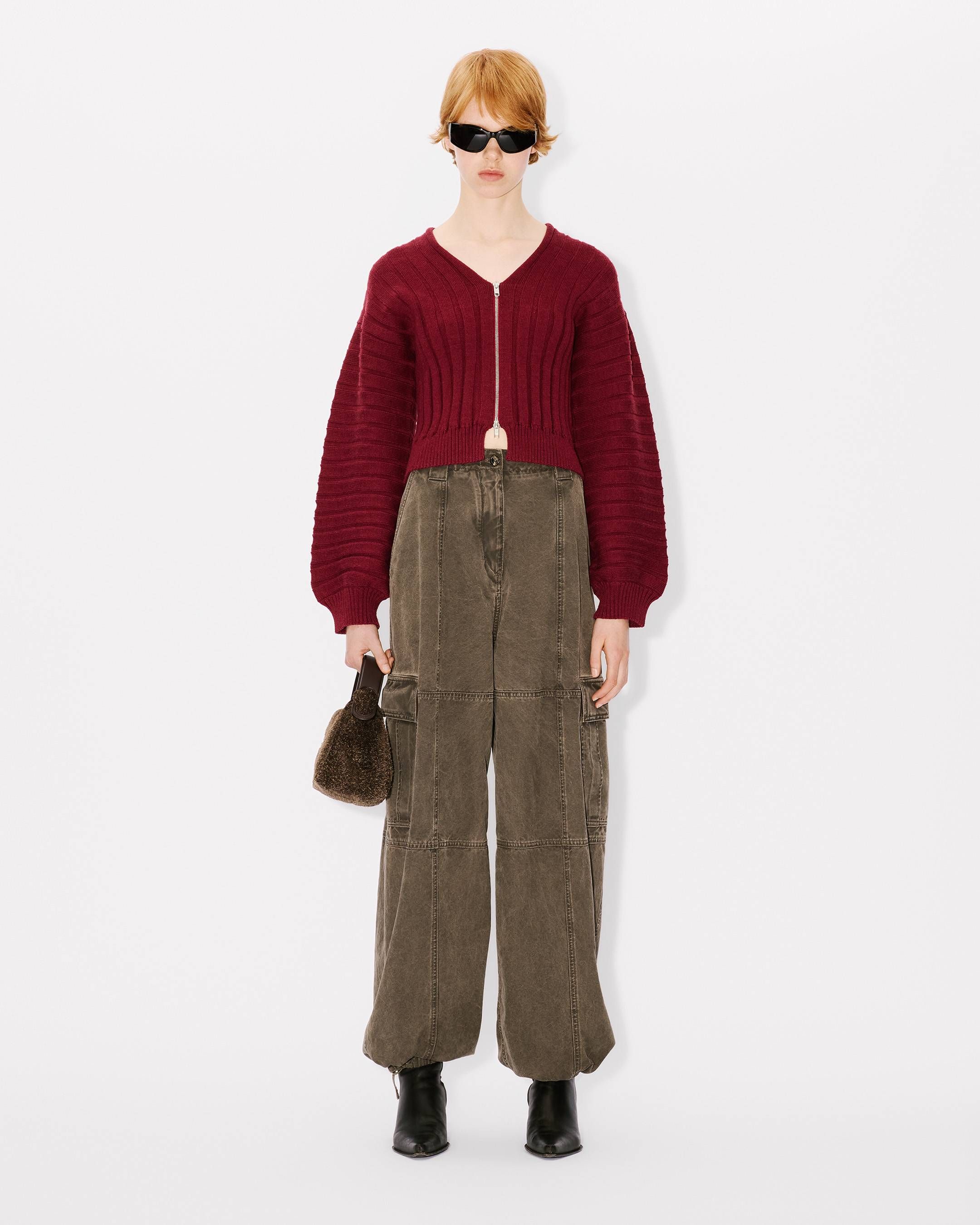 Kenzo - Áo cardigan thêu KENZO Weave