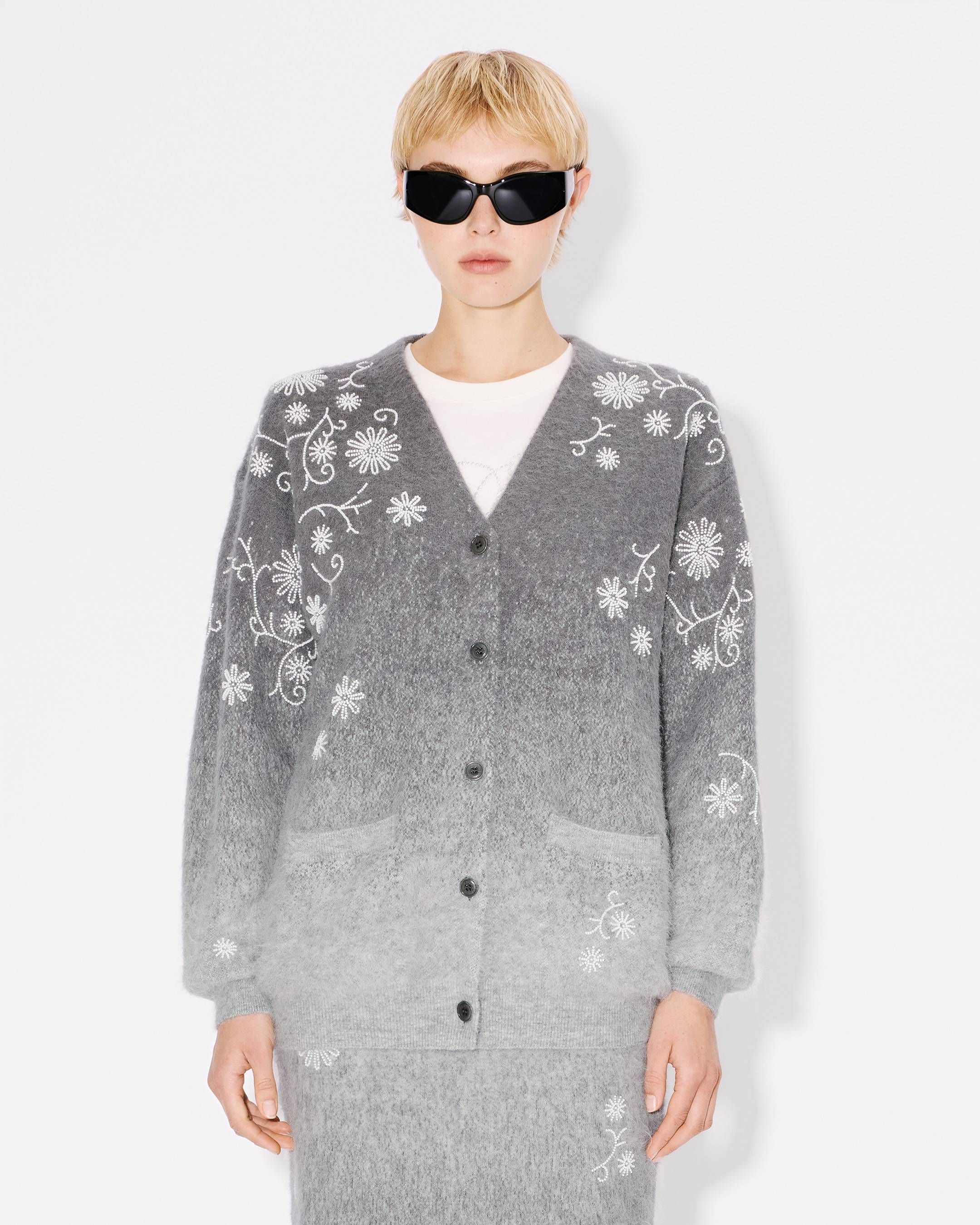 Kenzo - Áo cardigan len lông dáng dài KENZO Marguerite