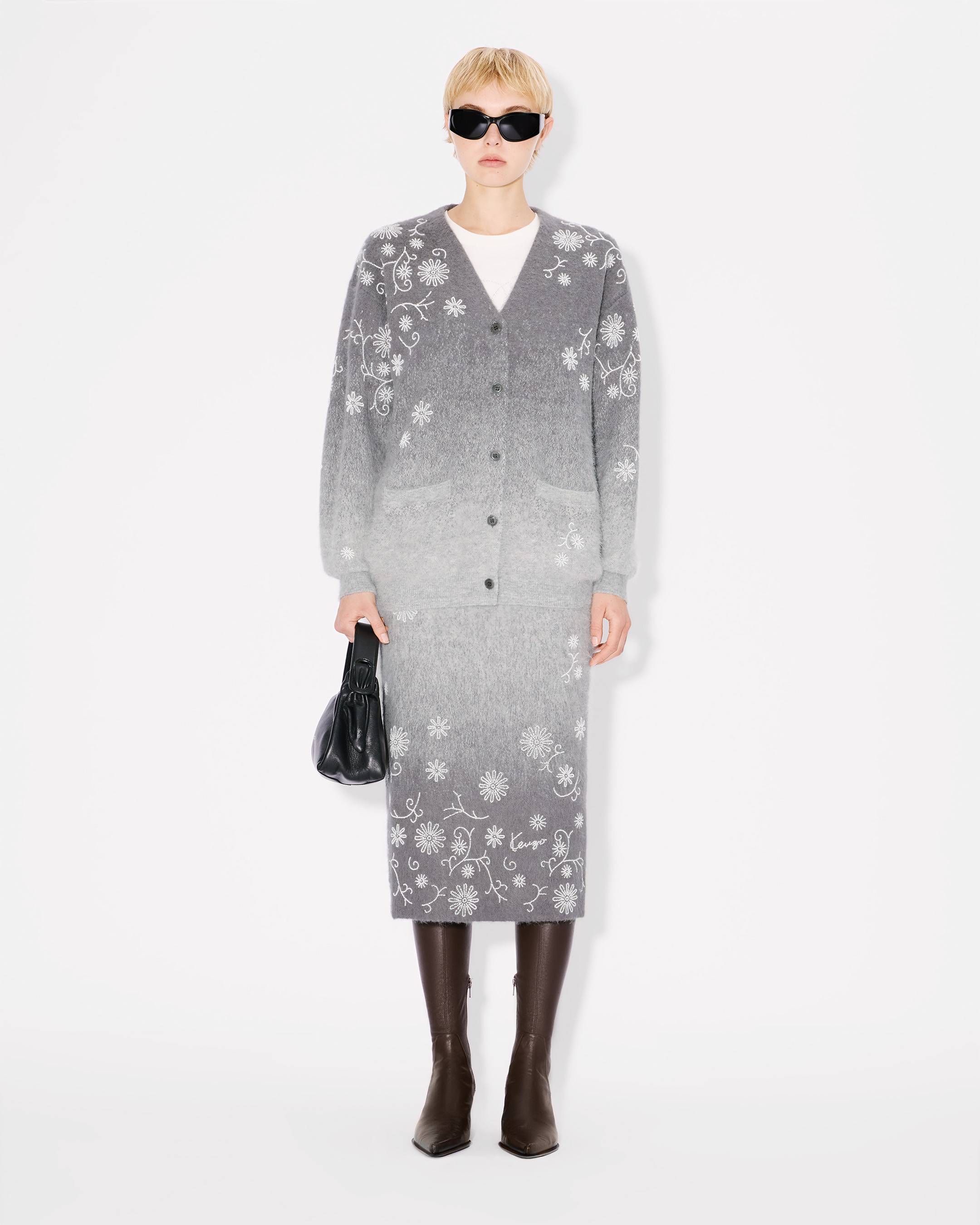 Kenzo - Áo cardigan len lông dáng dài KENZO Marguerite