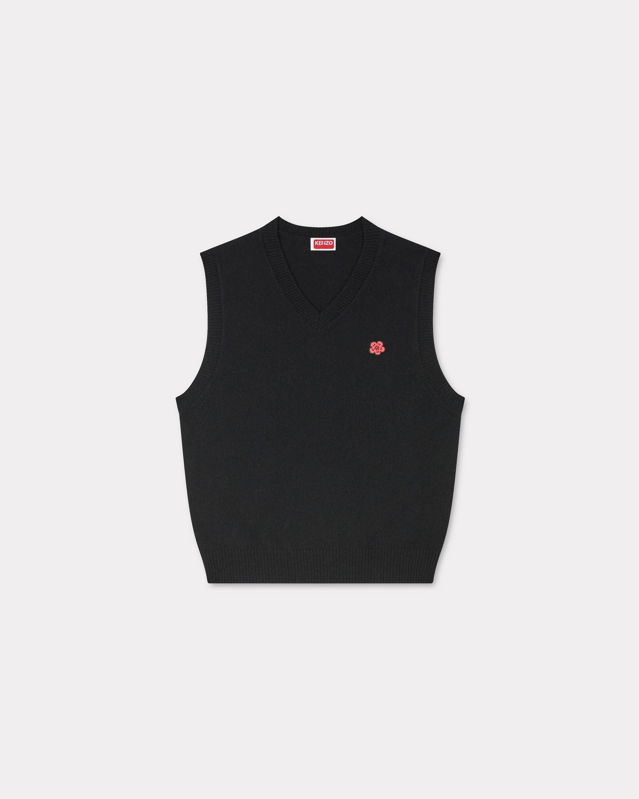 Áo len gile thêu Boke Flower