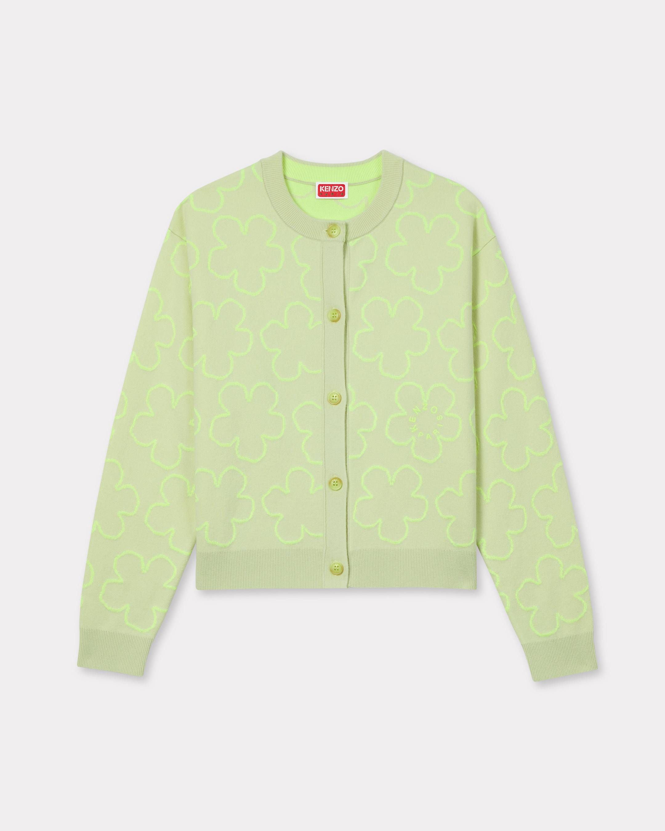 Áo cardigan lên cotton dệt hoa Hana Dots