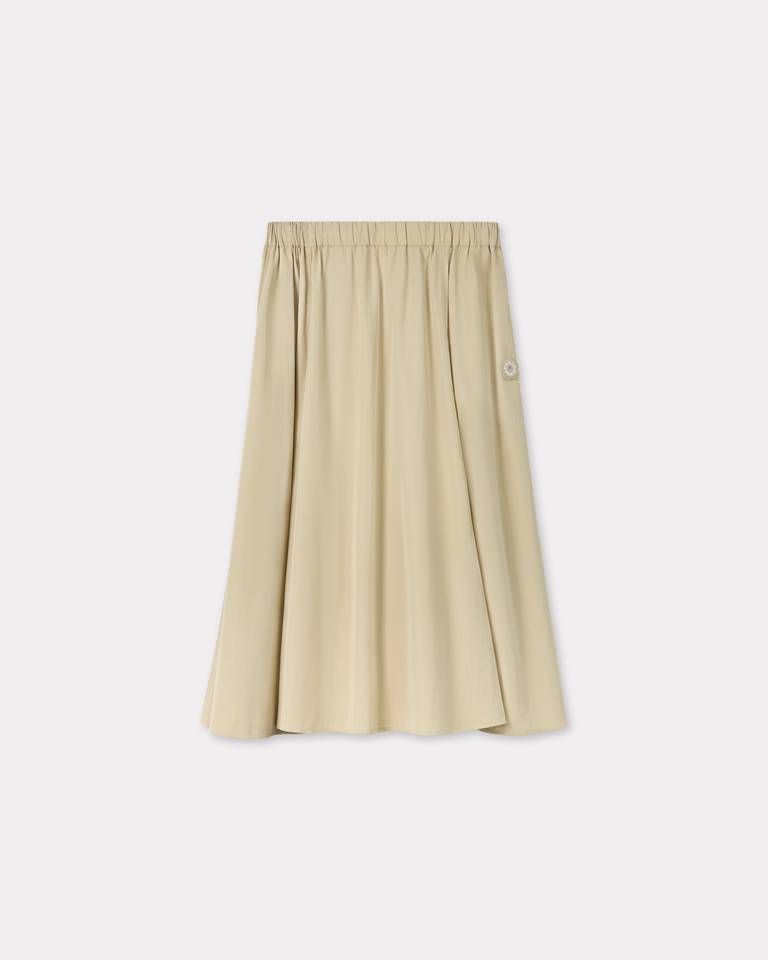 Kenzo - Chân váy midi Boke Flower 2.0 vải cotton kỹ thuật