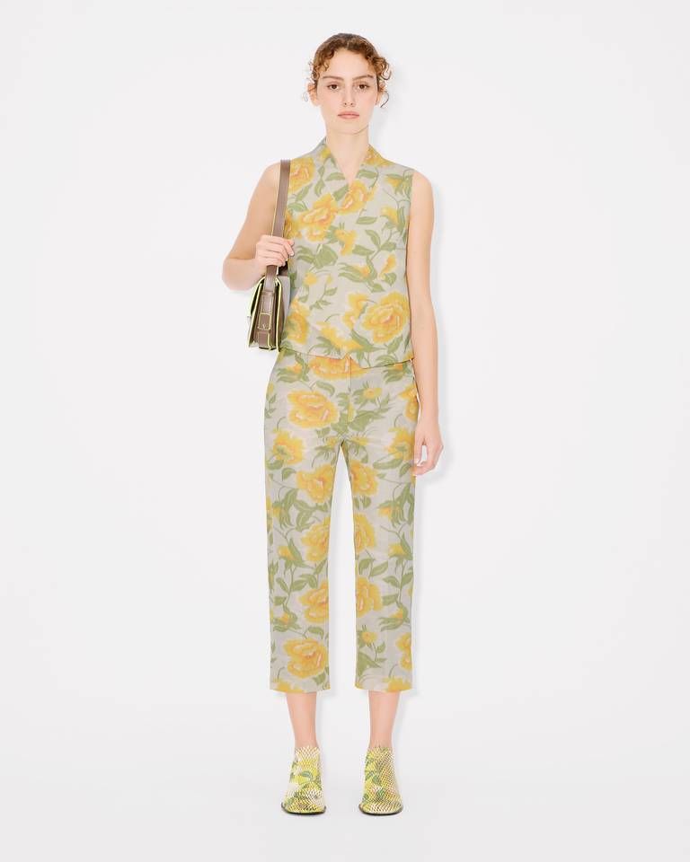 Kenzo - Quần ôm dáng crop KENZO Peonies