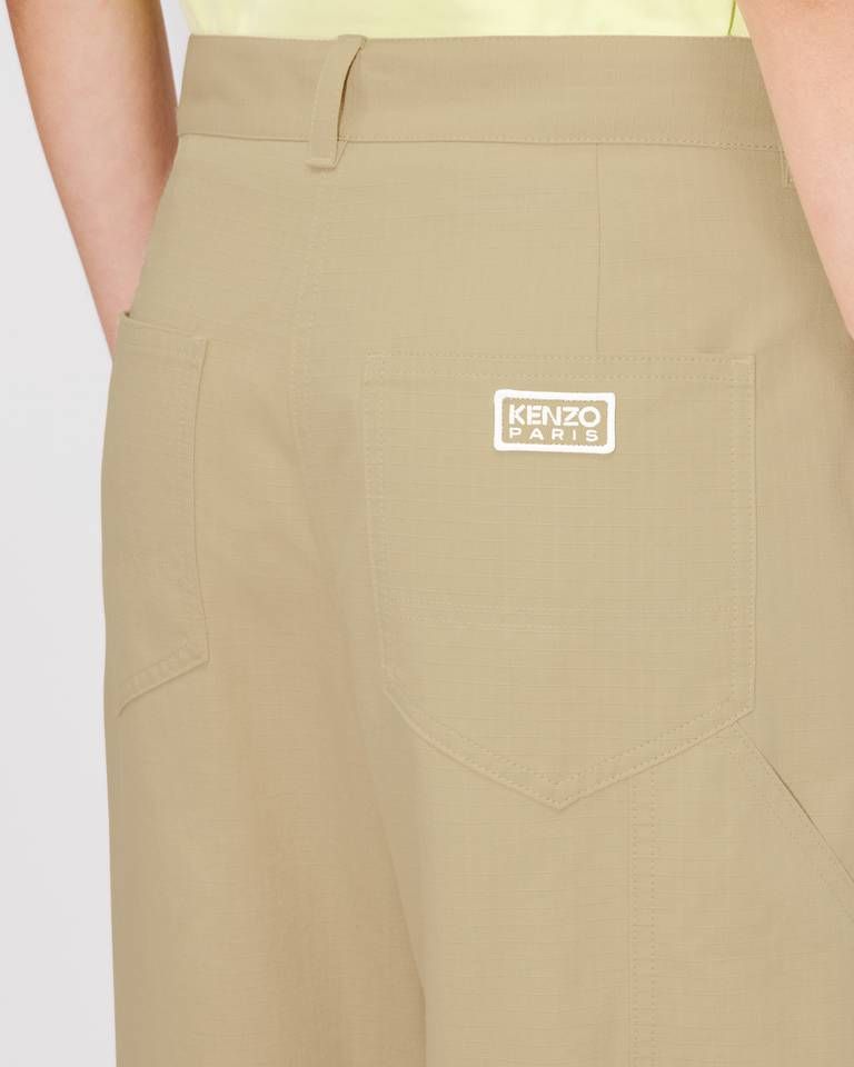 Kenzo - Quần cargo vải cotton ripstop