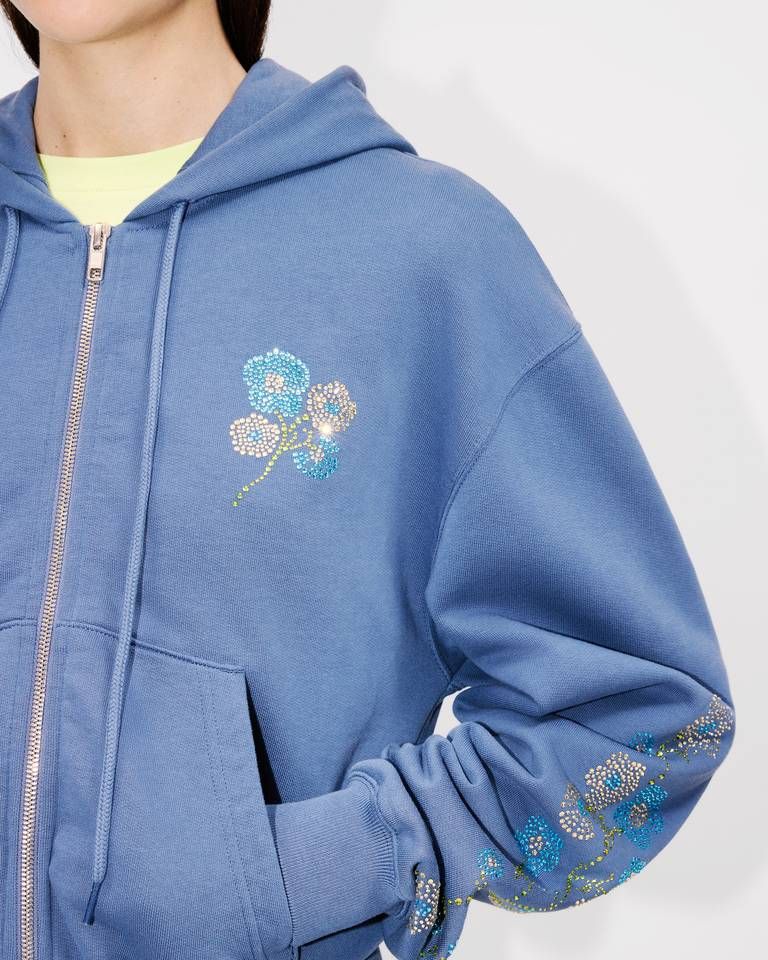 Kenzo - Áo khoác nỉ cotton có mũ KENZO Jungle Flower