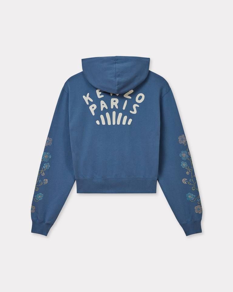 Kenzo - Áo khoác nỉ cotton có mũ KENZO Jungle Flower