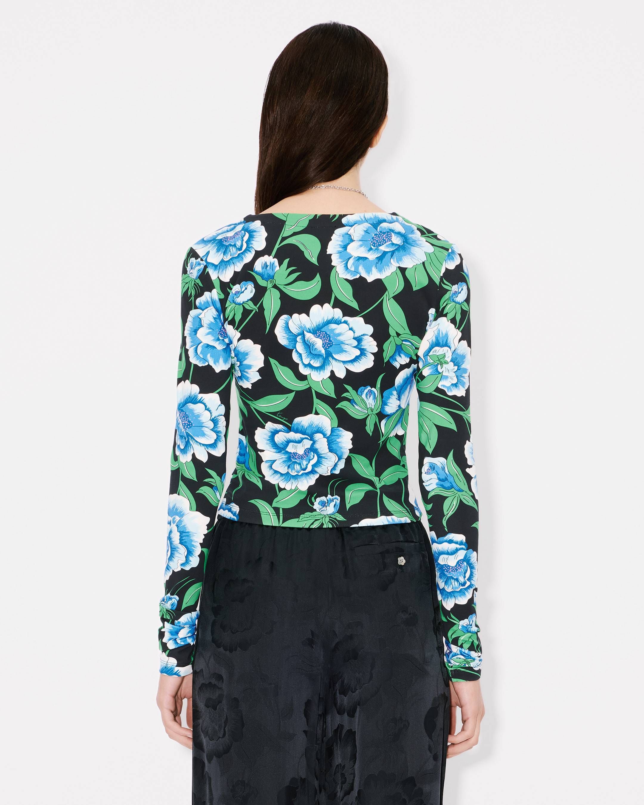 Kenzo - Áo cardigan hoa cổ điển KENZO Peonies