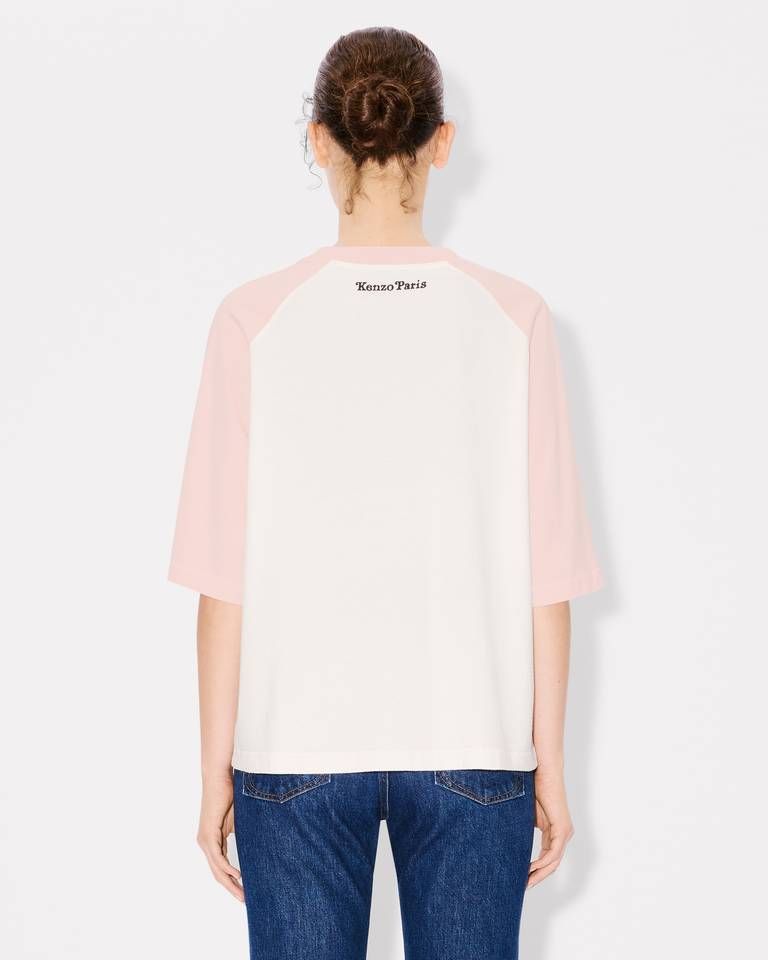 Kenzo - Áo thun cotton raglan KENZO by Verdy tay lỡ