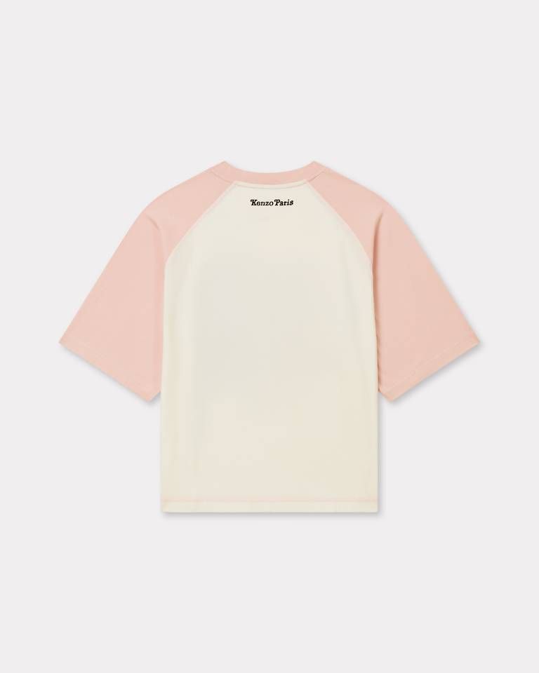 Kenzo - Áo thun cotton raglan KENZO by Verdy tay lỡ