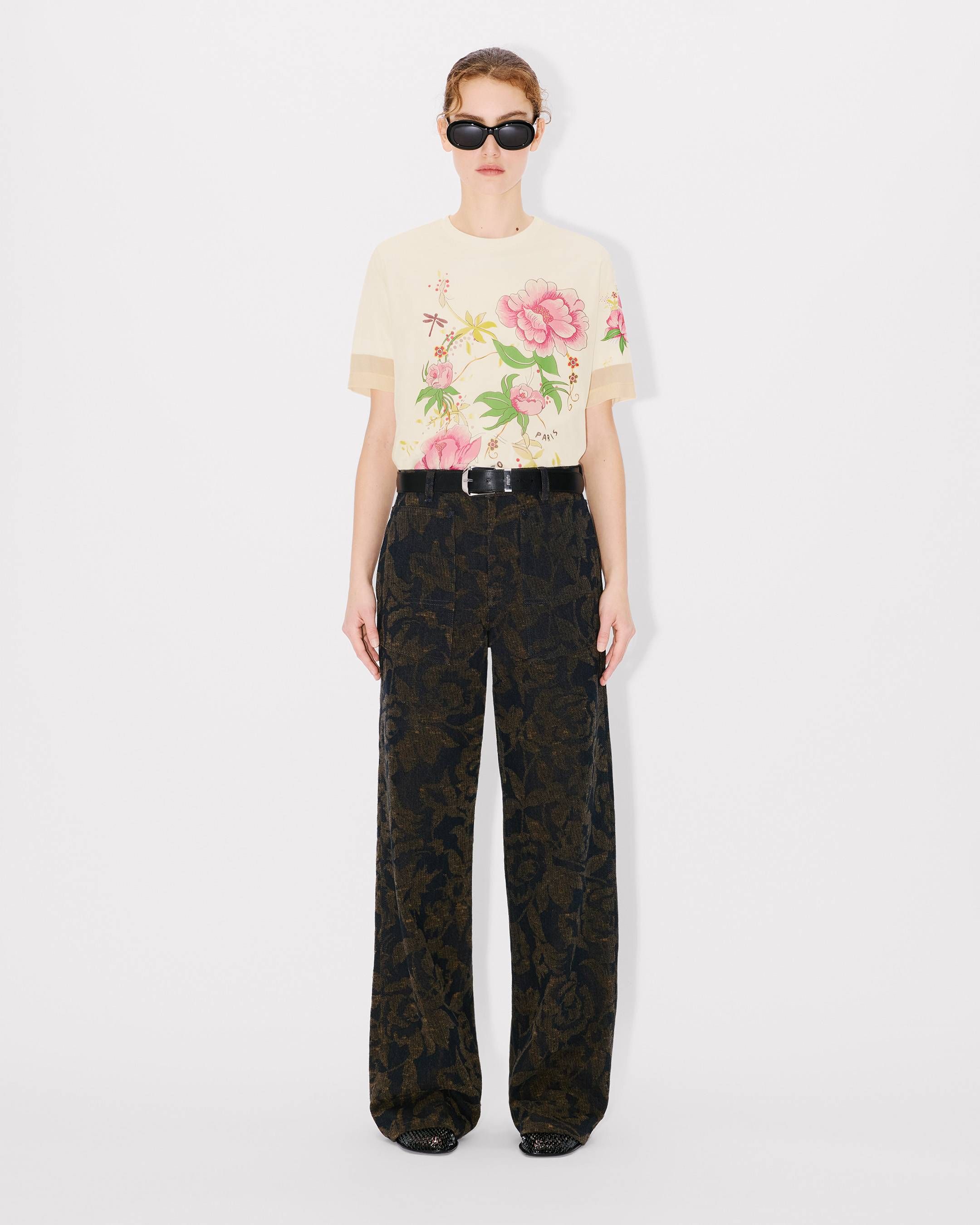 Kenzo - Áo thun dáng suông KENZO Peonies