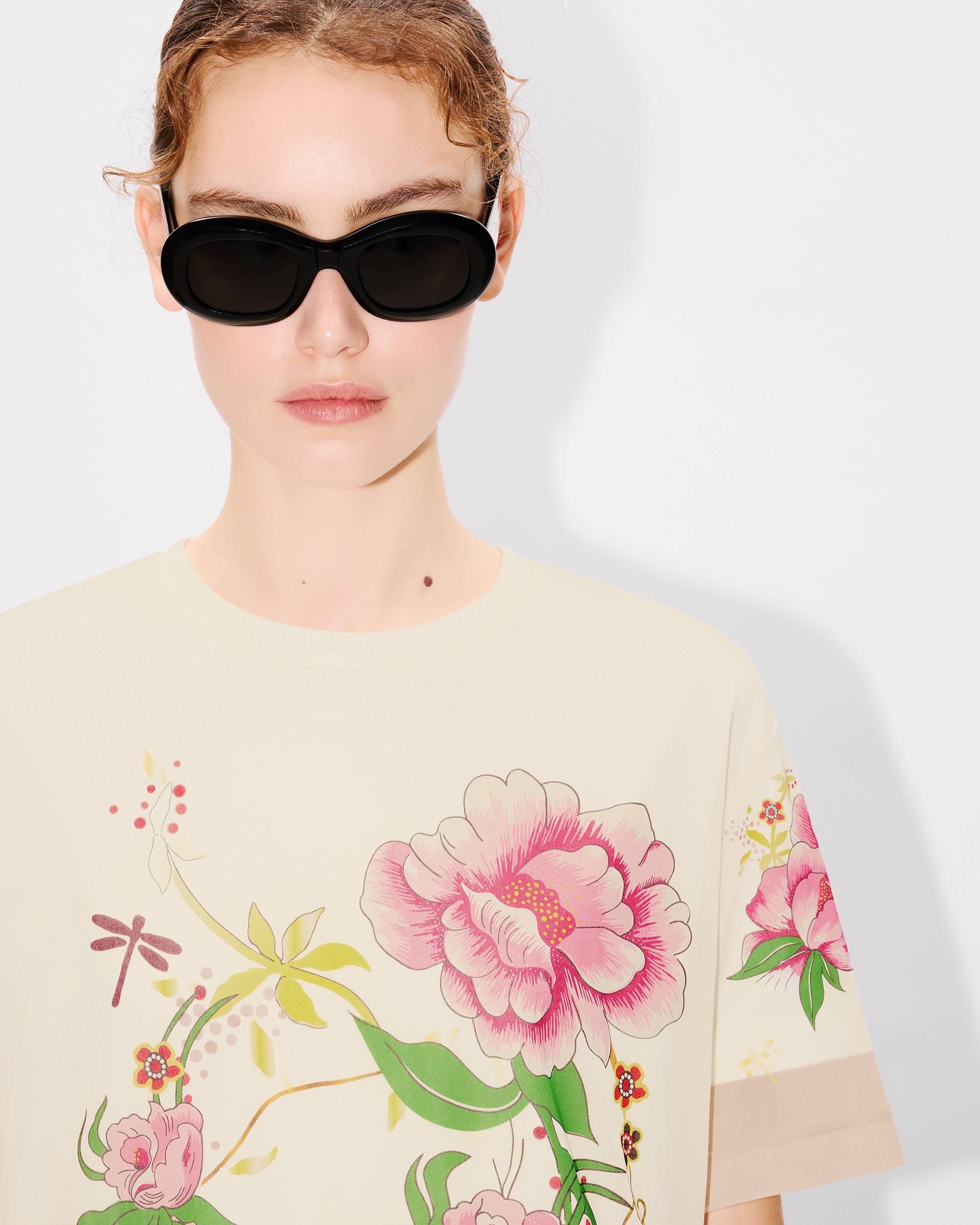 Kenzo - Áo thun dáng suông KENZO Peonies