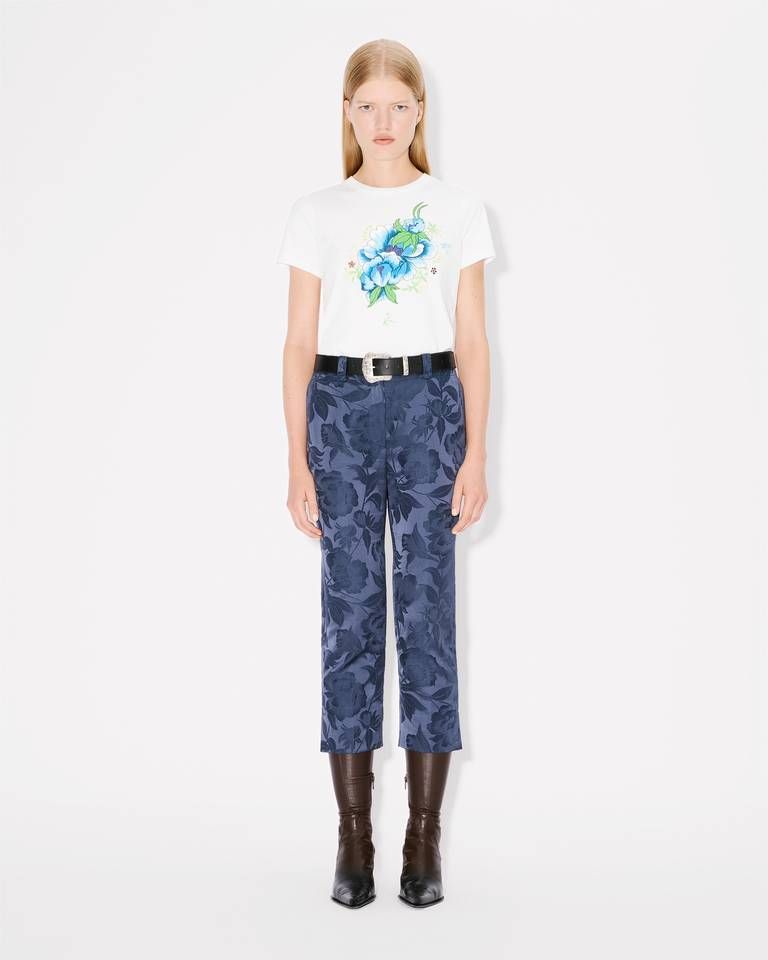 Kenzo - Áo thun cotton KENZO Peonies