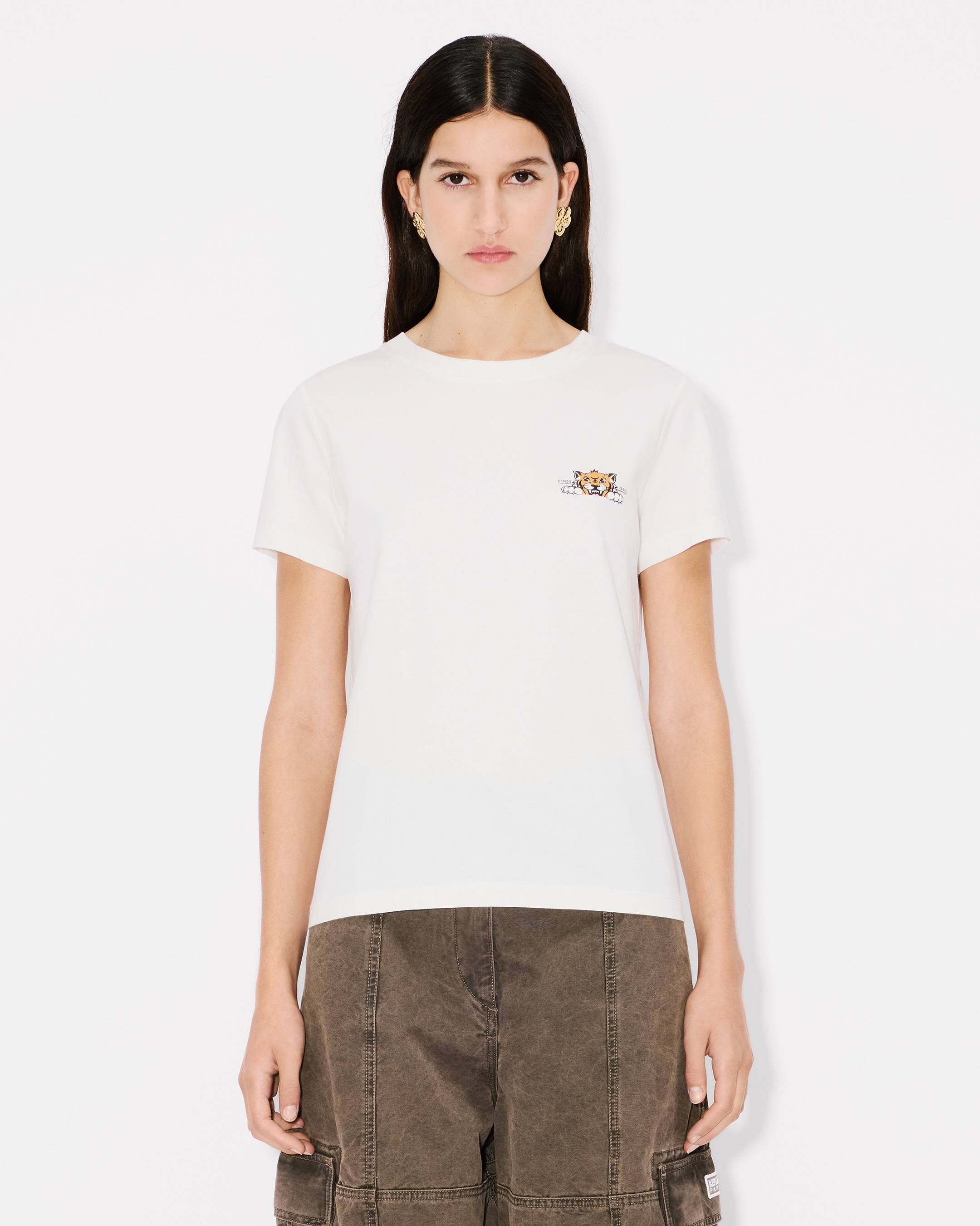 Kenzo - Áo thun cotton KENZO Happy Tiger
