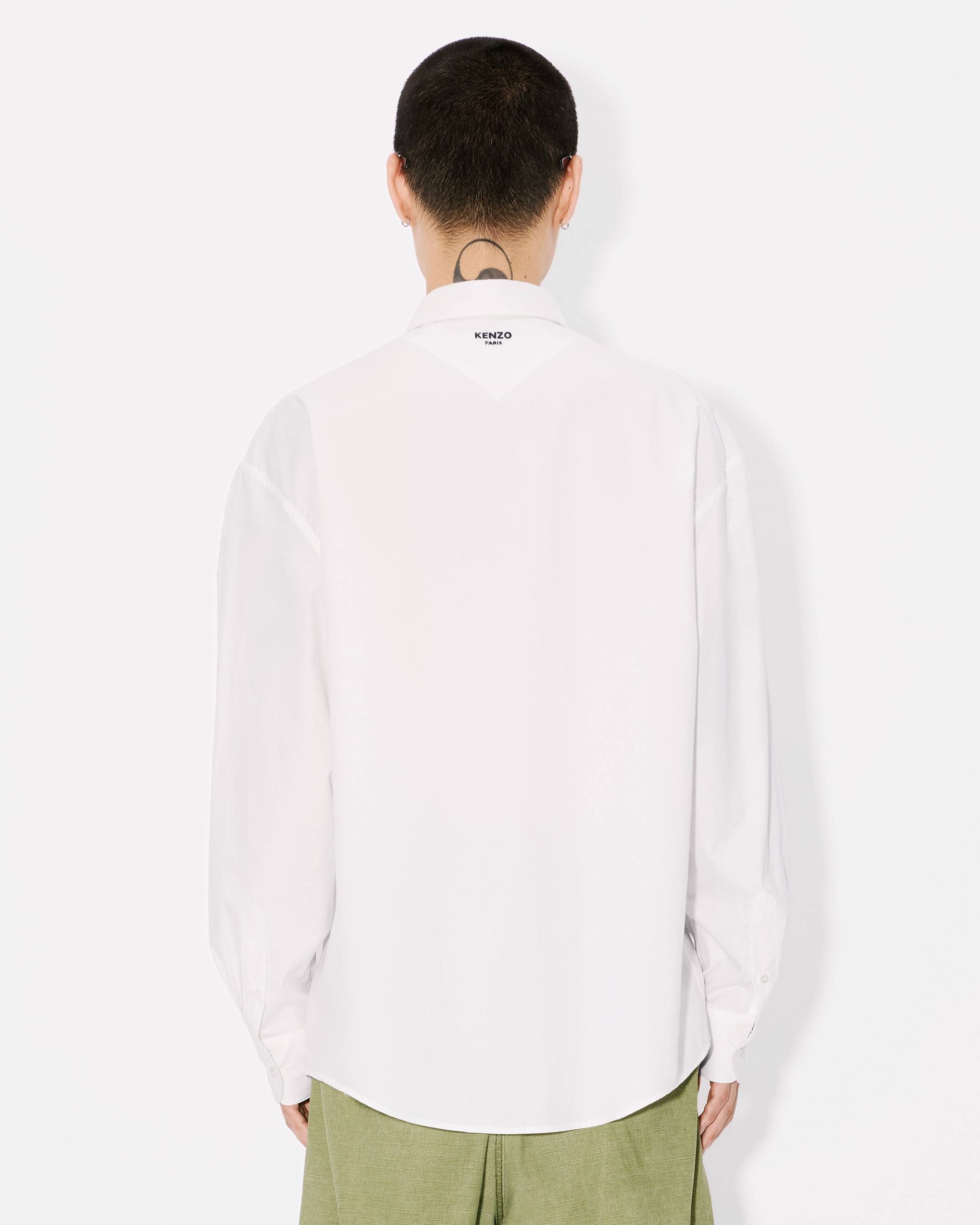 Kenzo - Áo sơ mi suông cotton poplin KENZO Pop