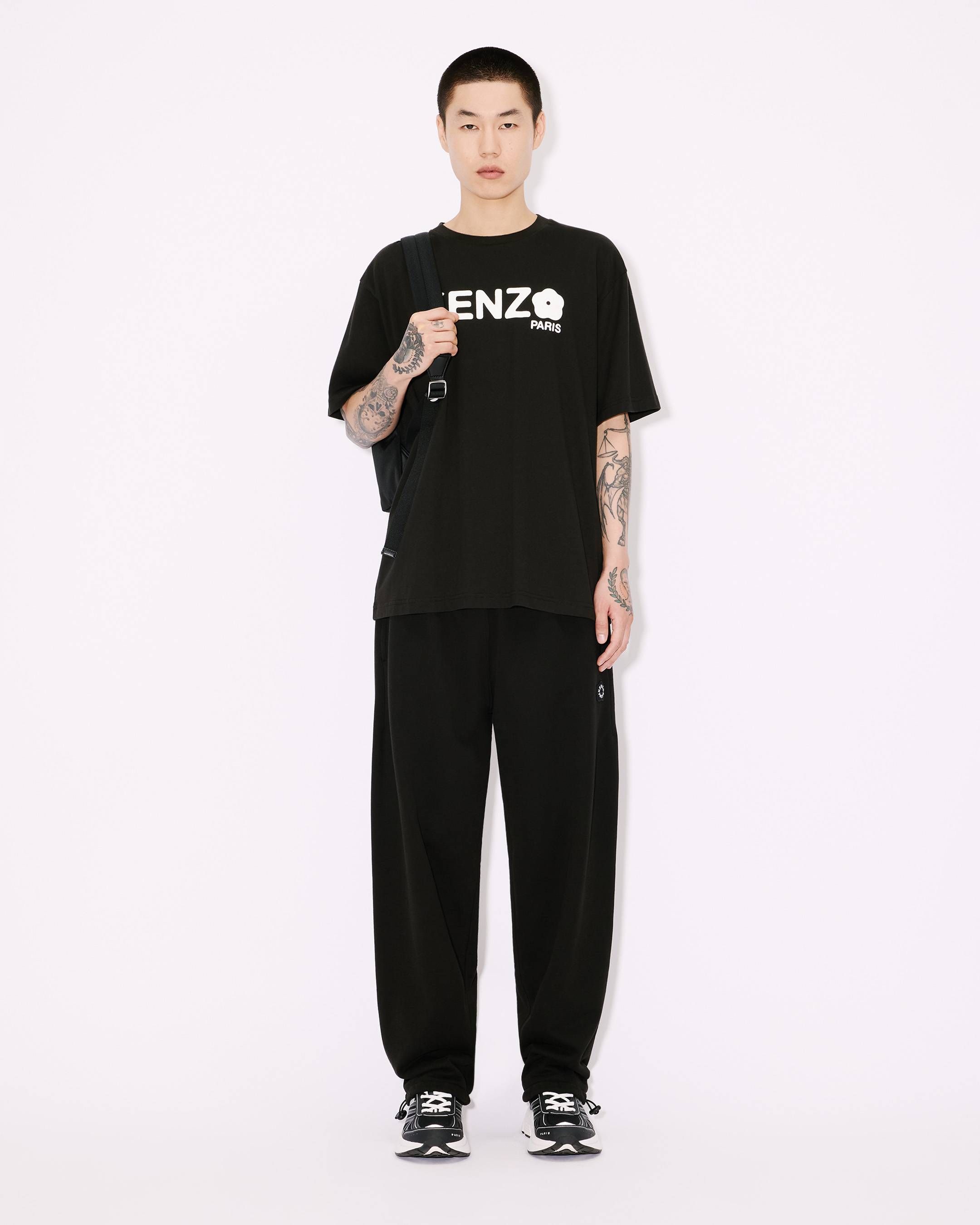 Kenzo - Quần jogger cotton suông bo chun Boke Flower 2.0