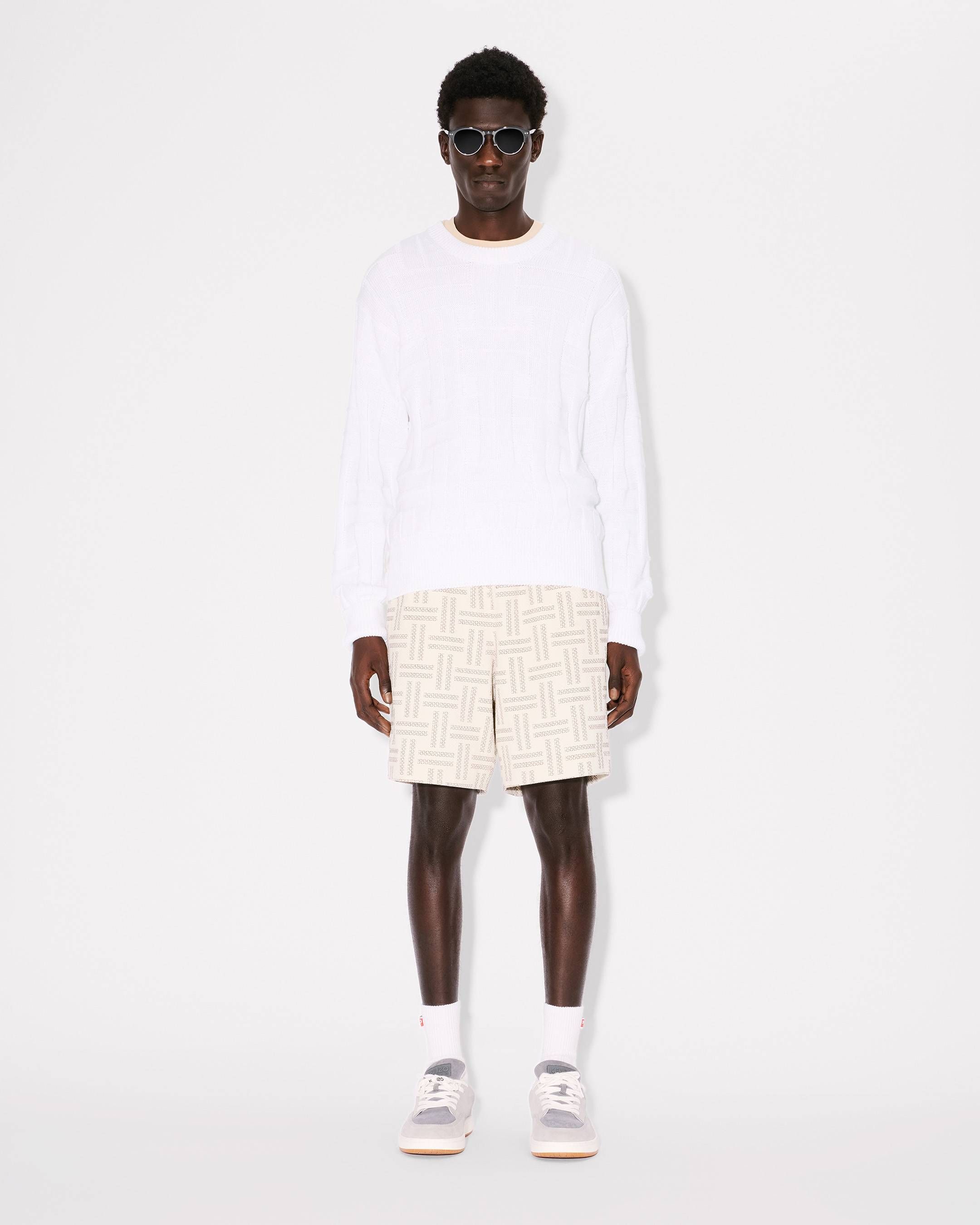 Kenzo - Áo len cotton dệt KENZO Weave