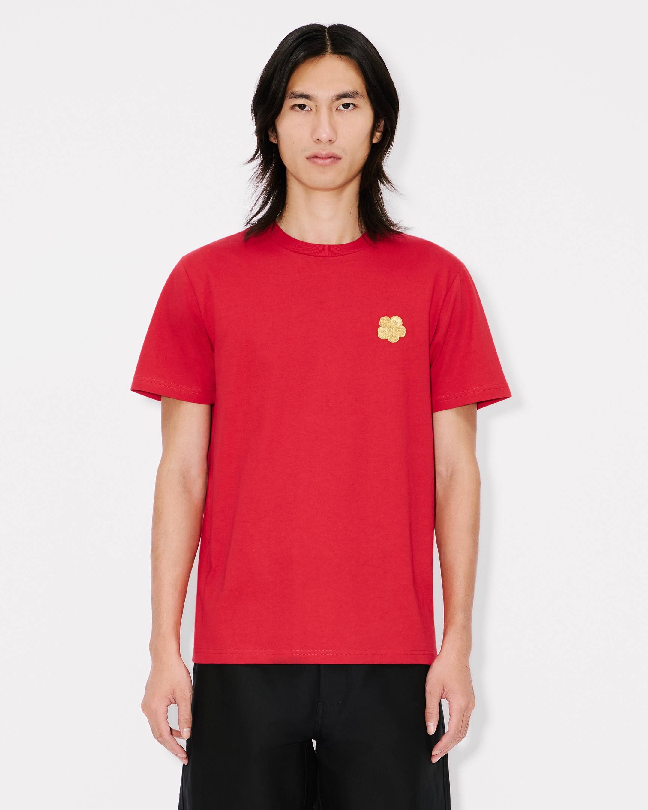 Kenzo - Áo thun cotton dáng ôm nhẹ thêu KENZO Lunar New Year