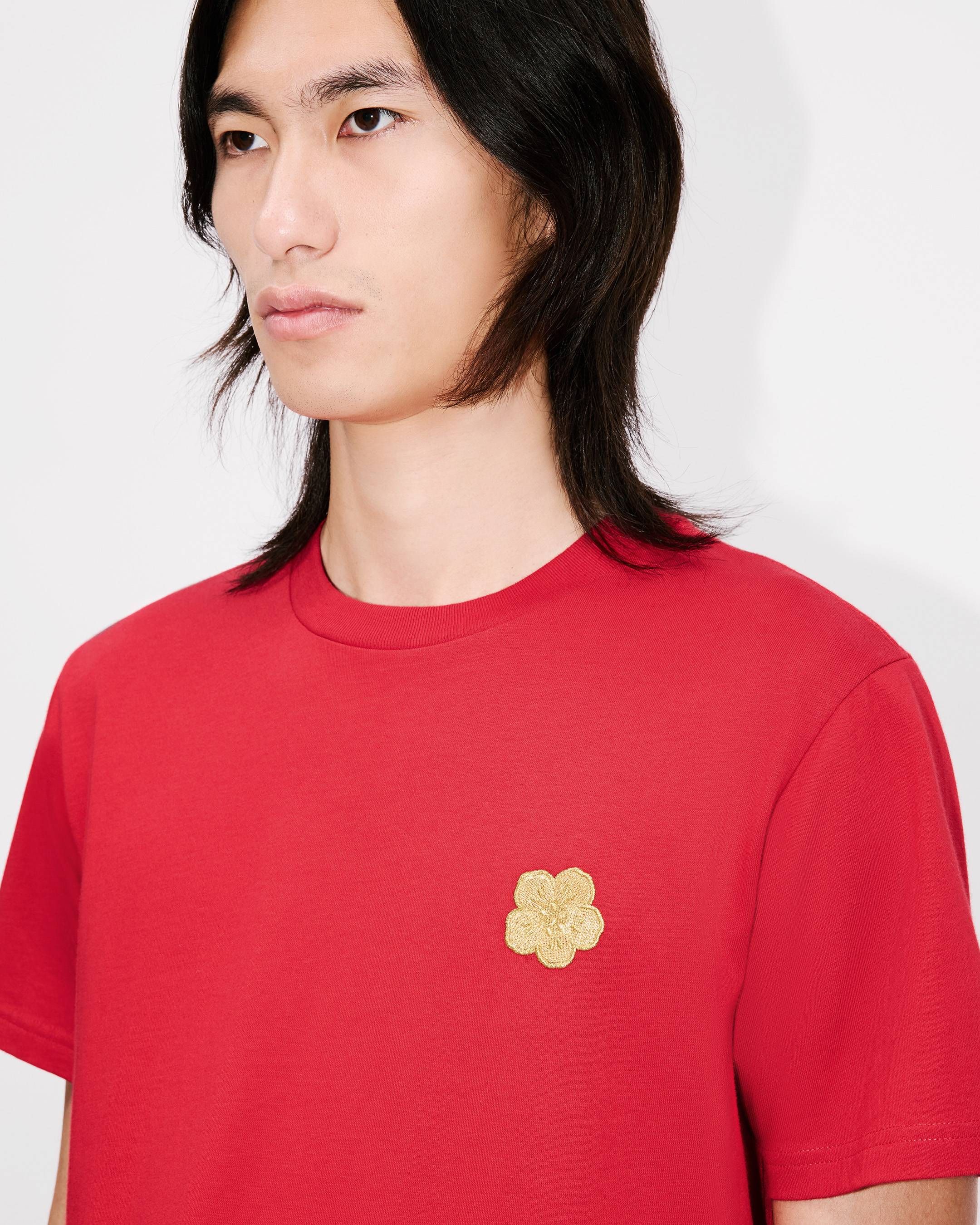 Kenzo - Áo thun cotton dáng ôm nhẹ thêu KENZO Lunar New Year