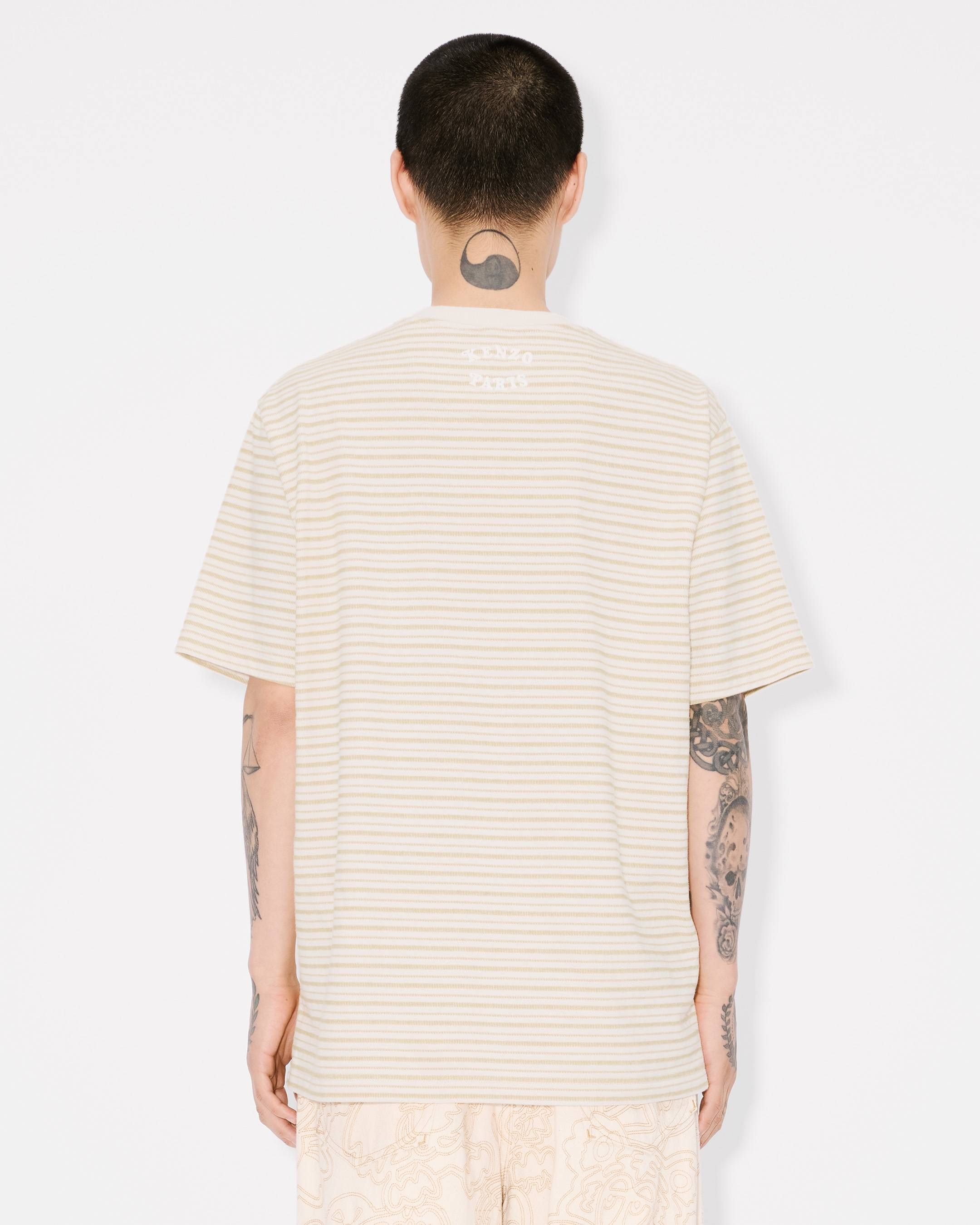 Kenzo - Áo thun cotton kẻ thêu KENZO by Verdy