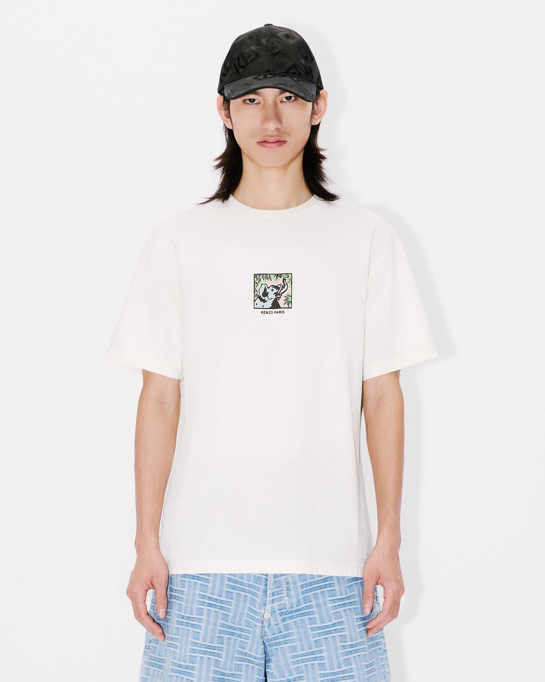 Kenzo - Áo thun cotton Kenzo Jungle Elephant