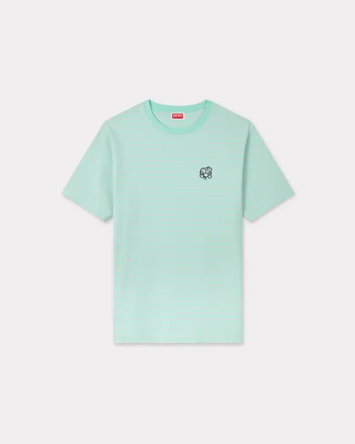 Kenzo - Áo thun cotton kẻ ngang thêu KENZO by Verdy