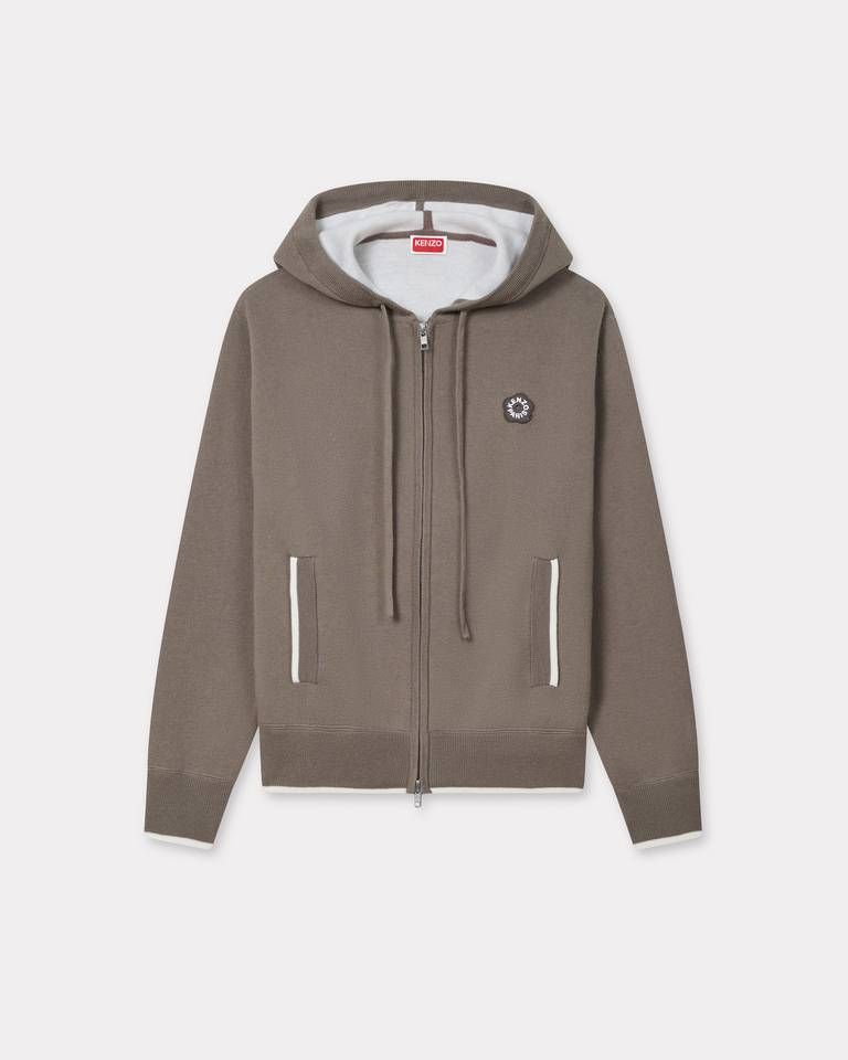 Áo khoác hoodie cotton len Boke Flower 2.0 phối màu