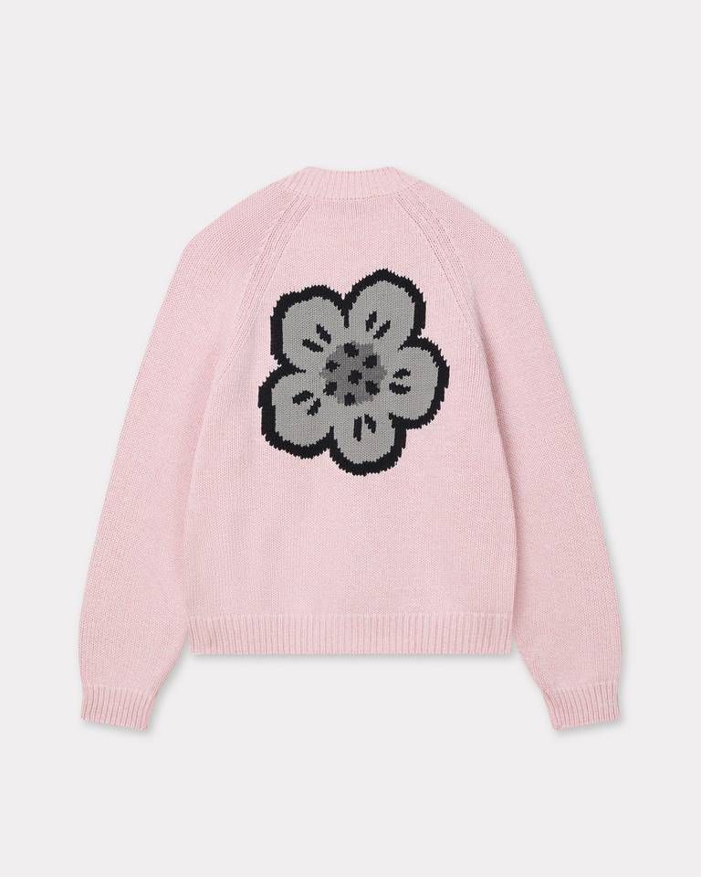 Kenzo - Áo cardigan Boke Flower vải cotton len
