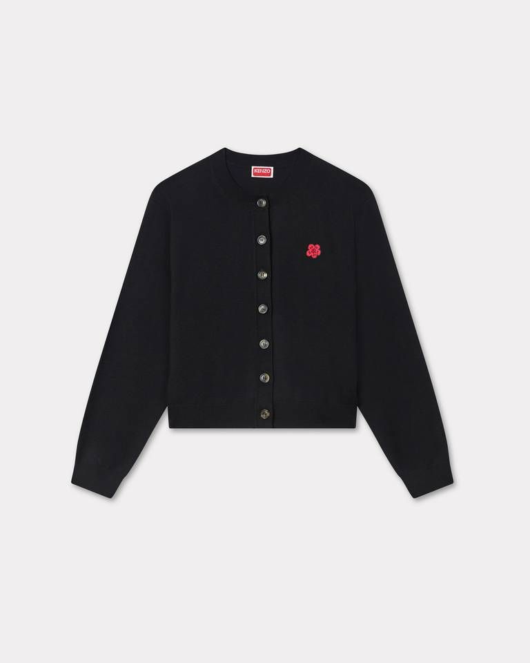 Áo cardigan len merino thêu Boke Flower