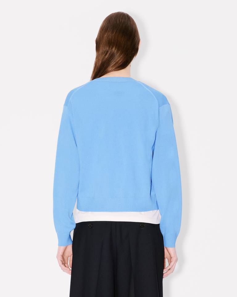 Kenzo - Áo cardigan len Merino thêu hoạ tiết Boke Flower