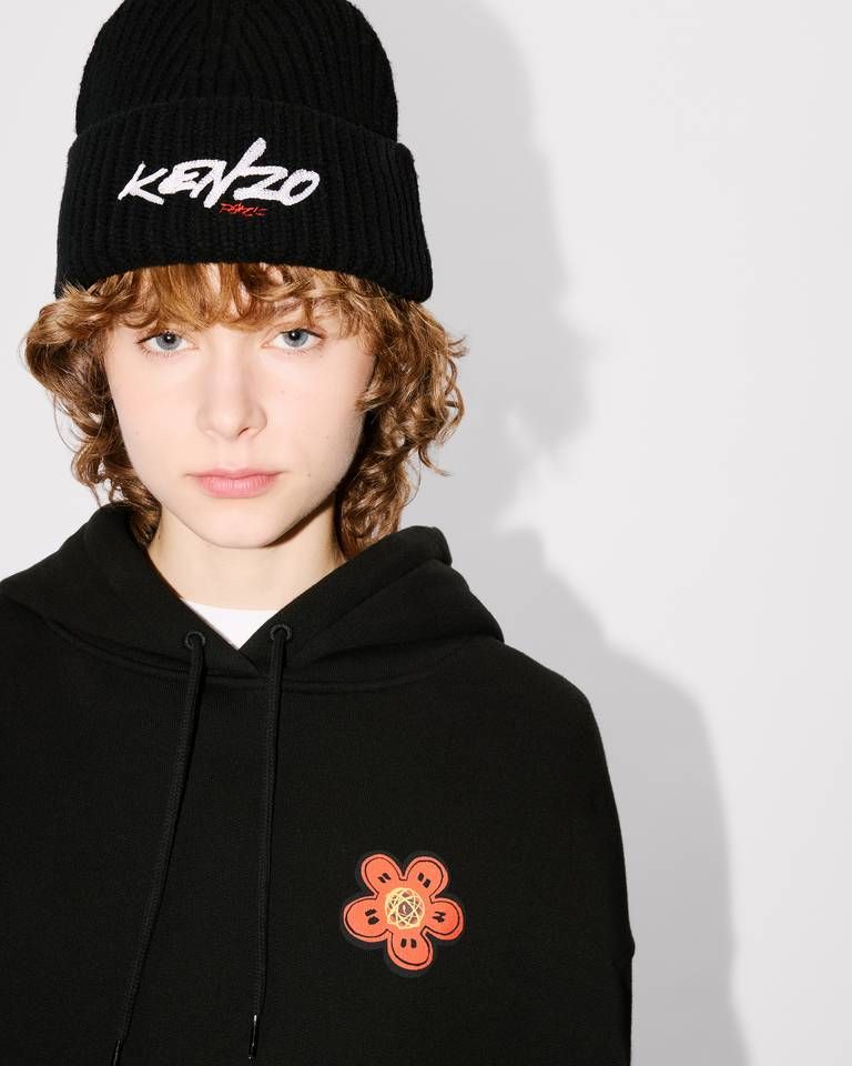 Kenzo - Áo hoodie cotton oversized Kenzo x Futura 2000