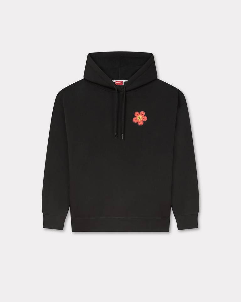 Áo hoodie cotton oversized Kenzo x Futura 2000