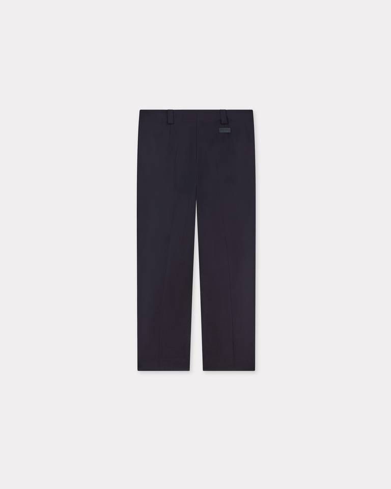 Kenzo - Quần len jacquard KENZO Weave dáng cropped