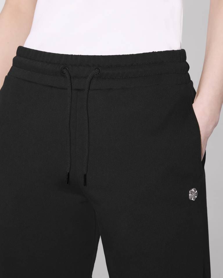 Kenzo - Quần jogger nỉ cotton bo gấu thêu Boke Flower