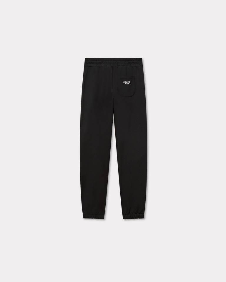 Kenzo - Quần jogger nỉ cotton bo gấu thêu Boke Flower