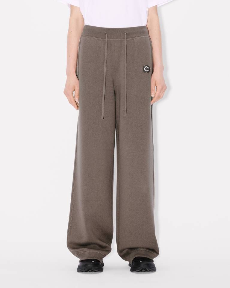 Kenzo - Quần dài thêu Boke Flower 2.0 vải len cotton