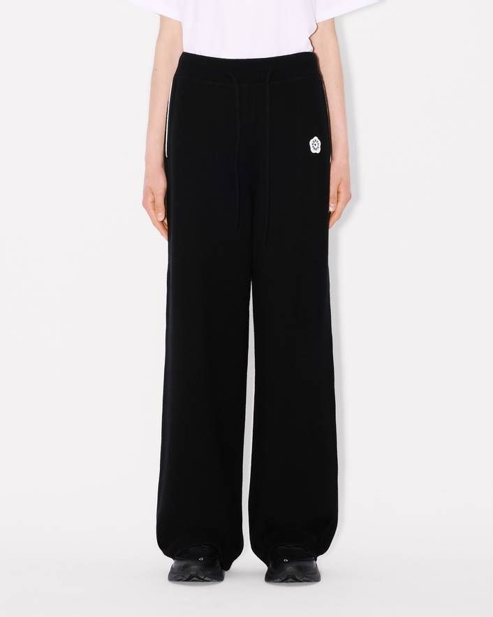 Kenzo - Quần dài thêu Boke Flower 2.0 vải len cotton