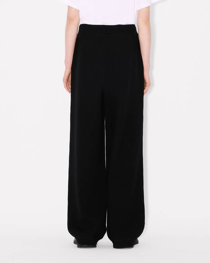 Kenzo - Quần dài thêu Boke Flower 2.0 vải len cotton