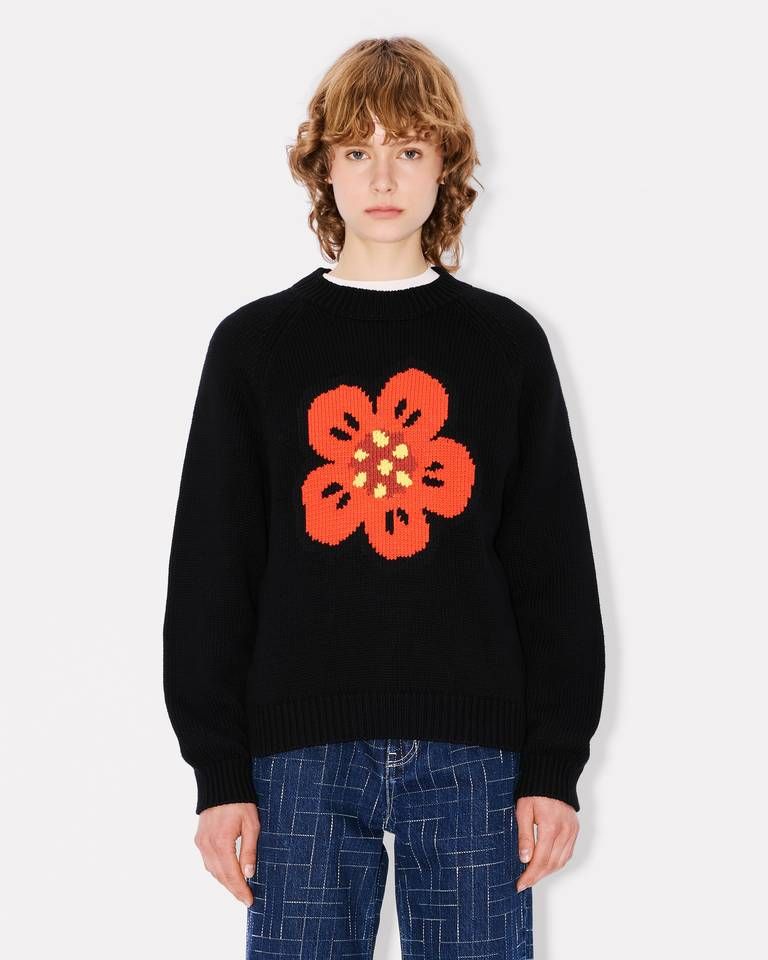Kenzo - Áo len cotton Boke Flower