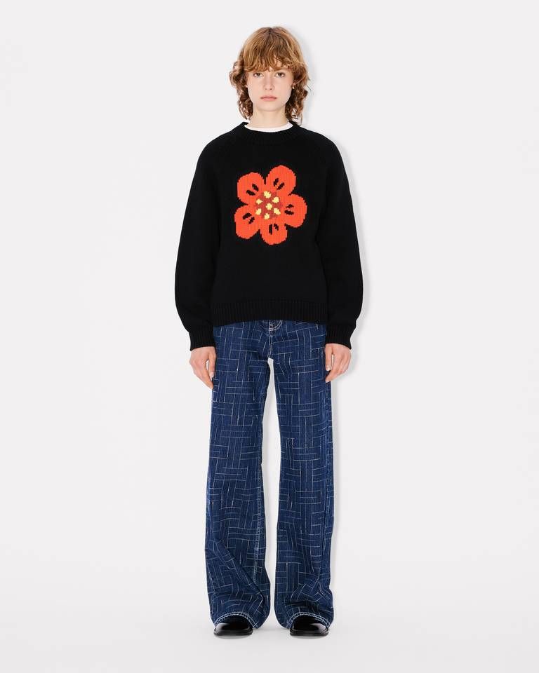 Kenzo - Áo len cotton Boke Flower