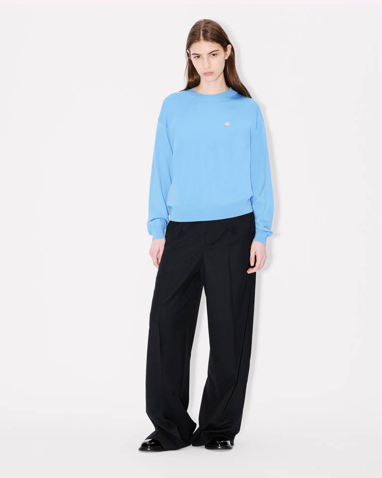 Kenzo - Áo len Merino thêu hoạ tiết Boke Flower