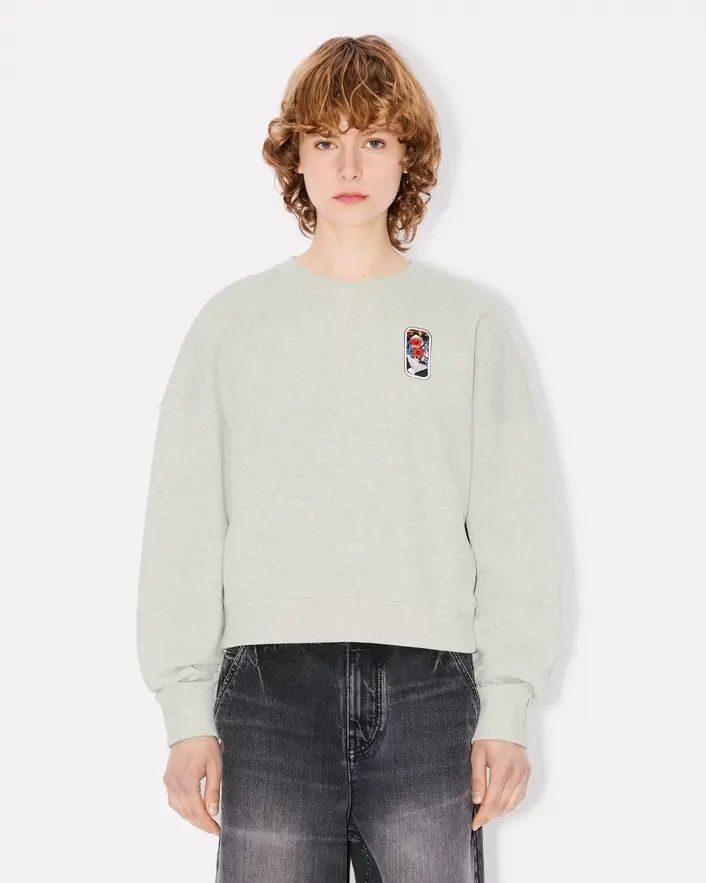 Kenzo - Áo nỉ cotton KENZO City dáng ngắn