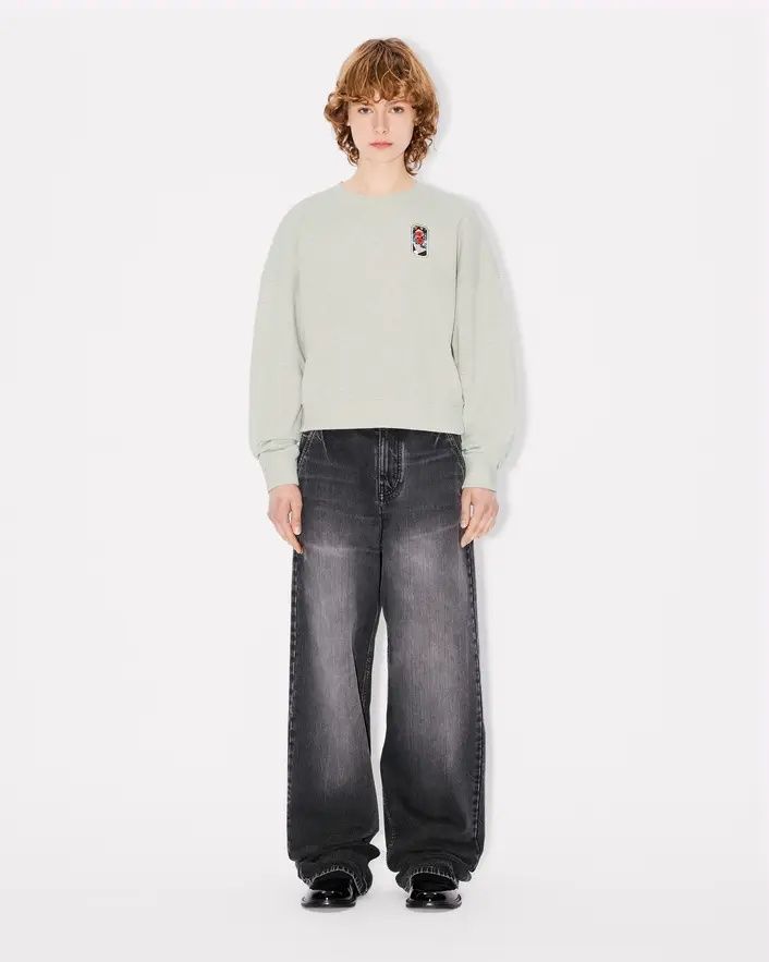Kenzo - Áo nỉ cotton KENZO City dáng ngắn
