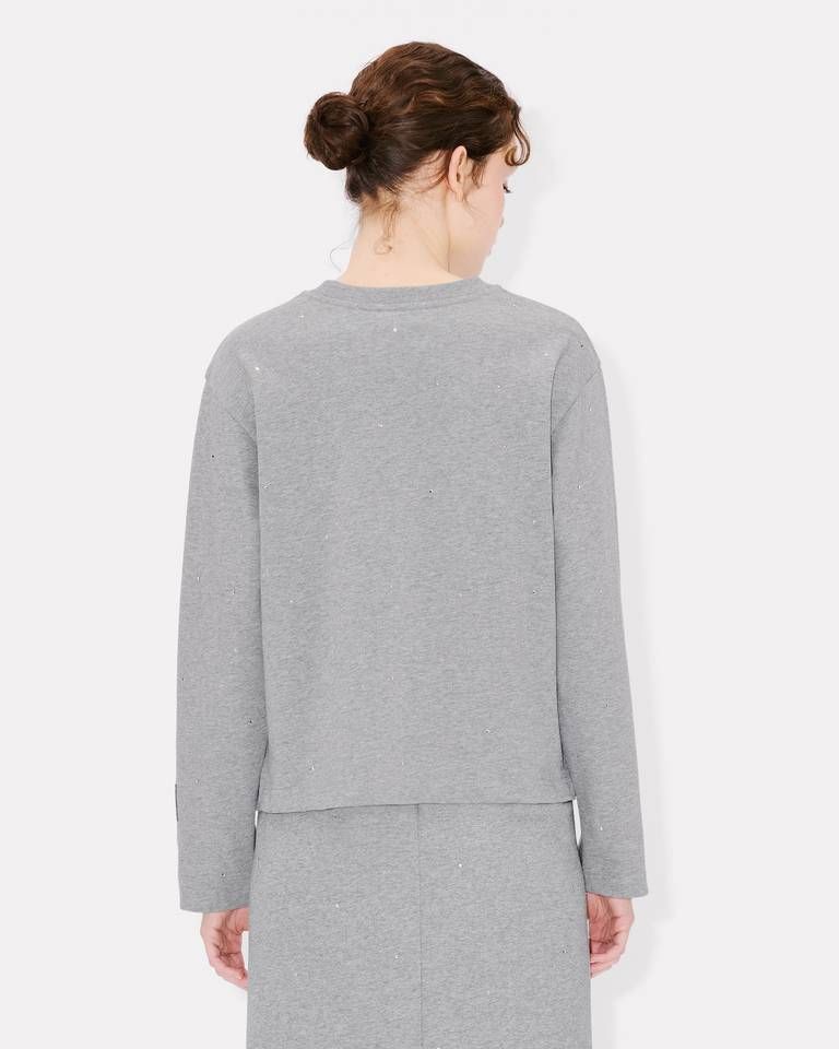 Kenzo - Áo thun dài tay đính đá KENZO Elephant
