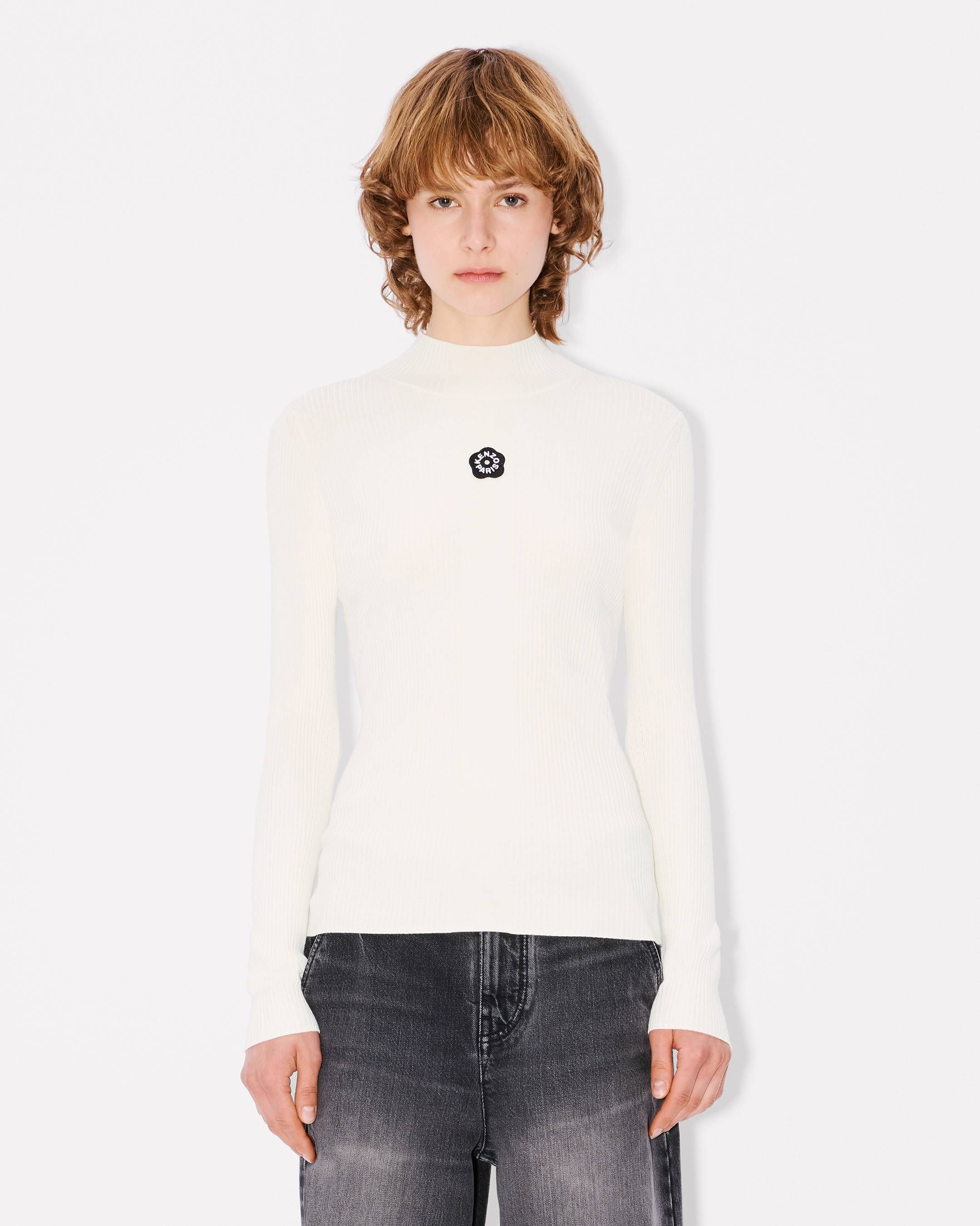 Kenzo - Áo thun gân ôm Boke Flower 2.0 cổ cao