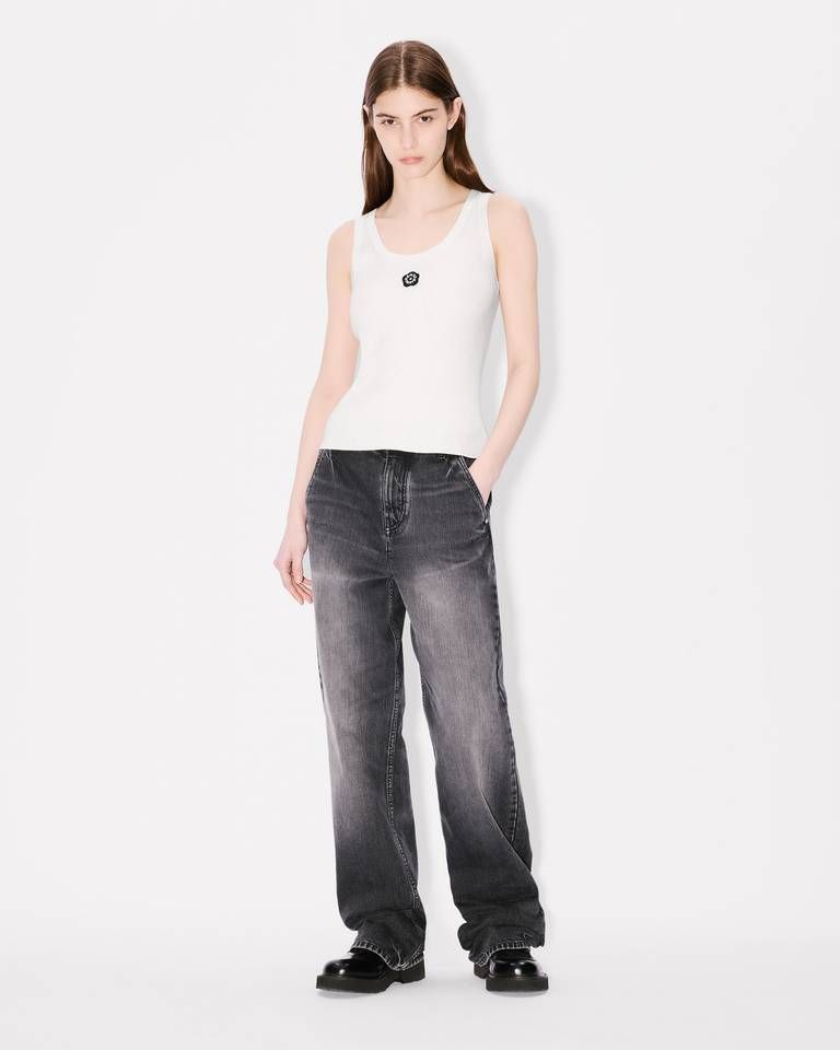 Kenzo - Áo tank top ba lỗ thêu Boke Flower 2.0