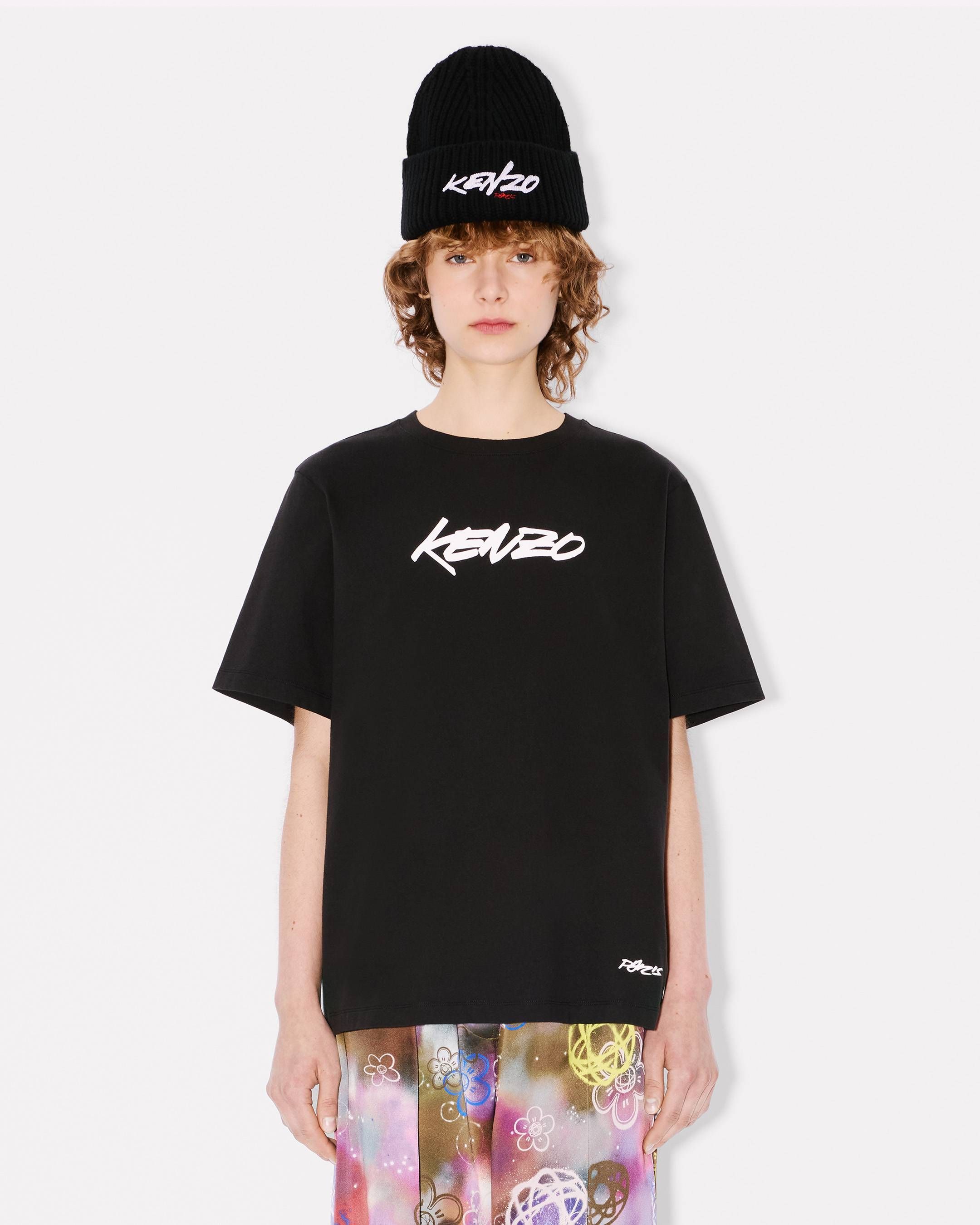 Kenzo - Áo thun cotton Kenzo x Futura 2000